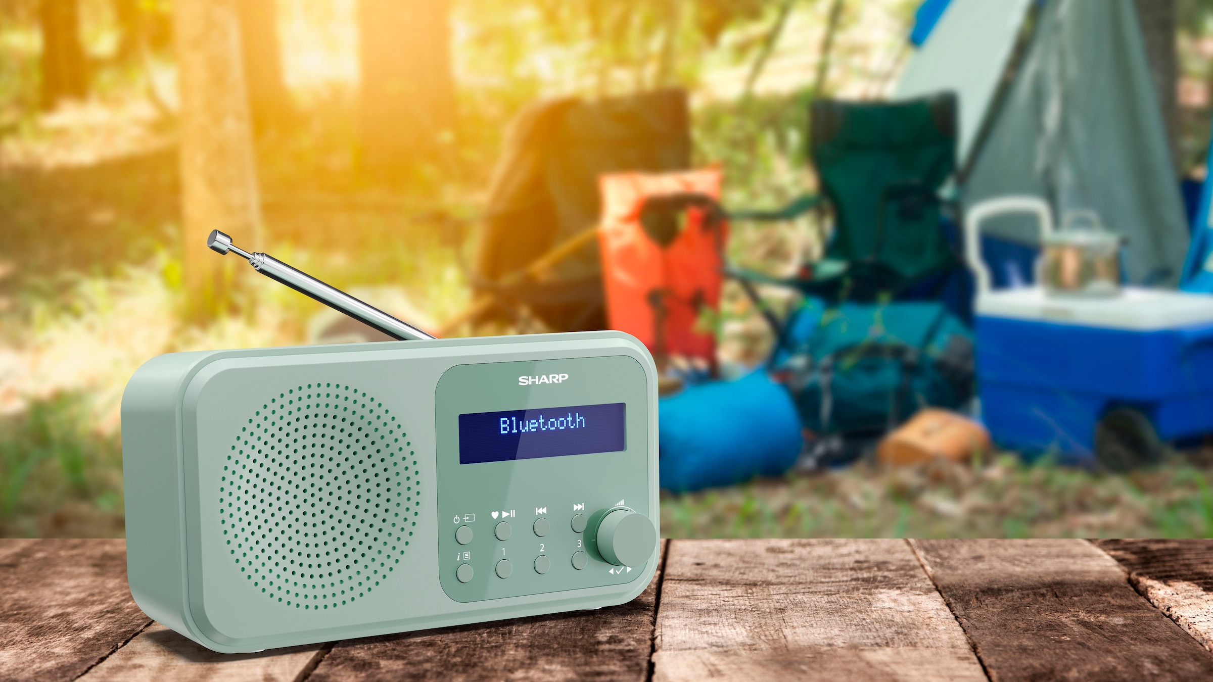 Sharp Digitalradio (DAB+) »TOKYO DR-P420« (A2DP Bluetooth | AVRCP Bluetooth | Bluetooth Digitalradio (DAB+) | FM-Tuner mit RDS 2 W)