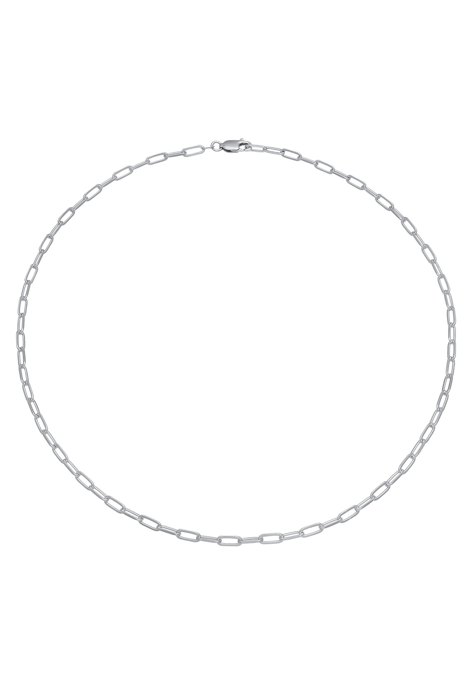 Elli Kette ohne Anhänger »Halskette Glieder Oval Basic Chain Optik 925 Silber«