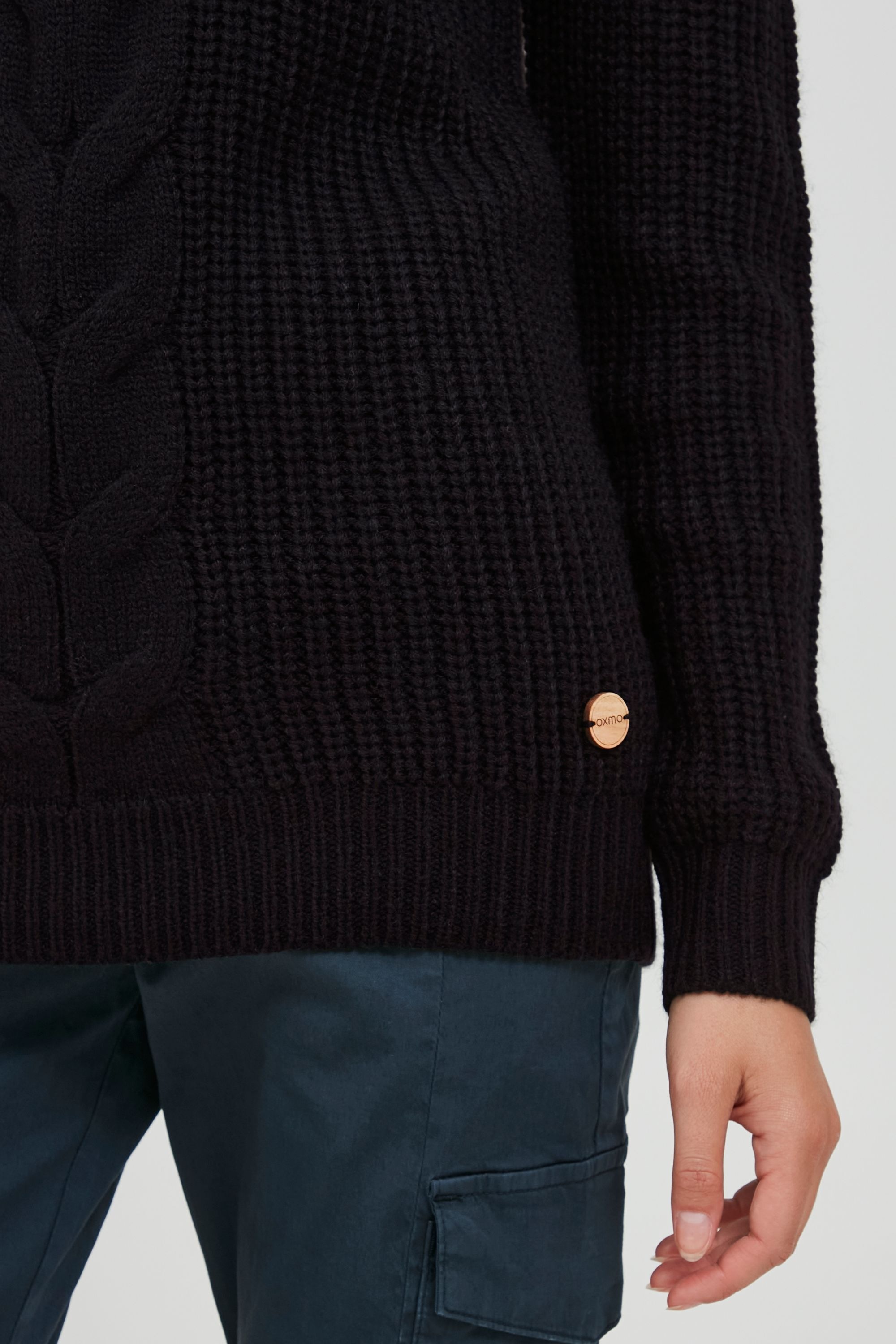 OXMO Strickfleece-Pullover »Strickpullover OXNatasja«
