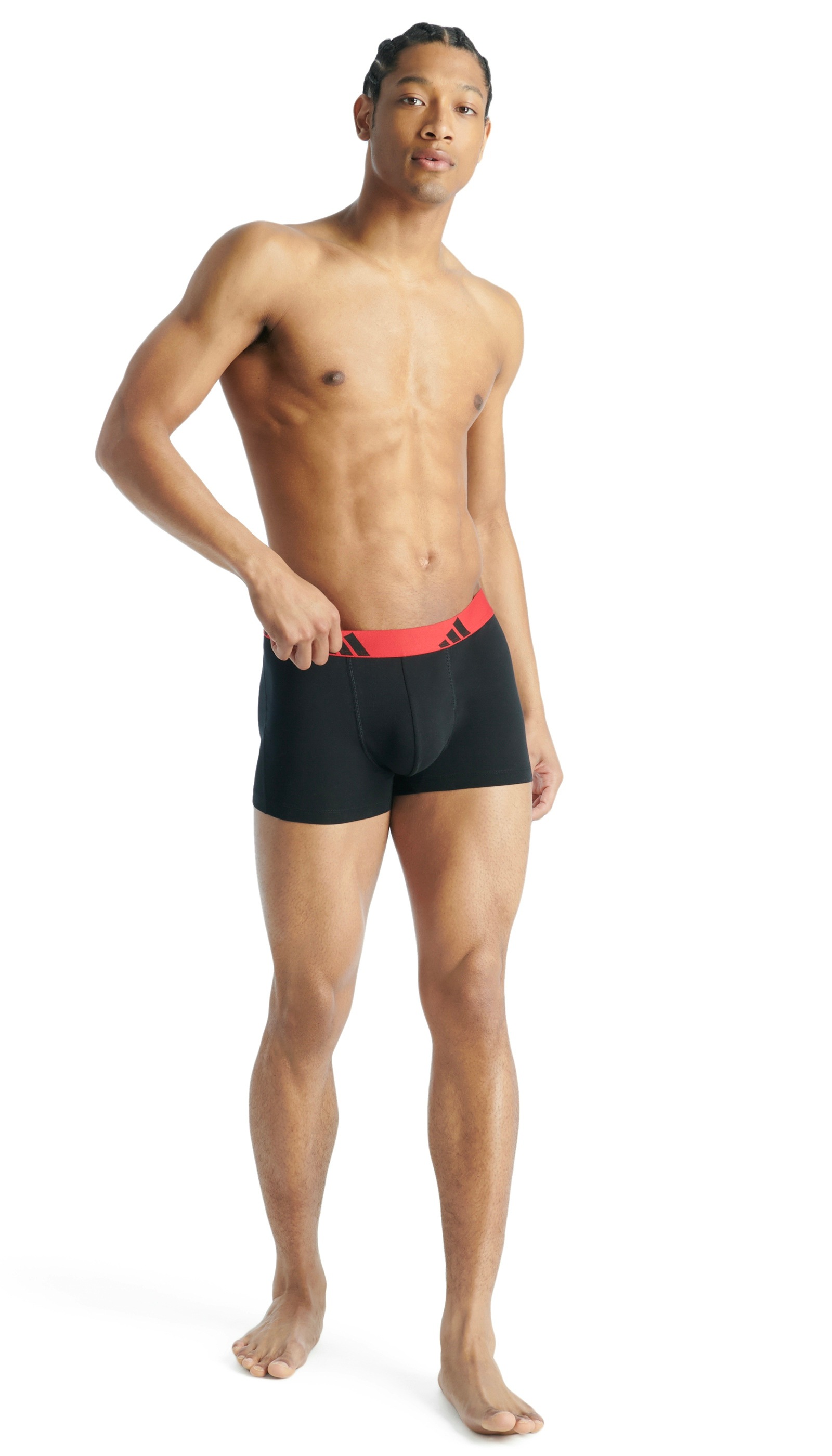 adidas Sportswear Trunk »Active Flex Cotton«, (3er Pack), mit elastischem Logobund