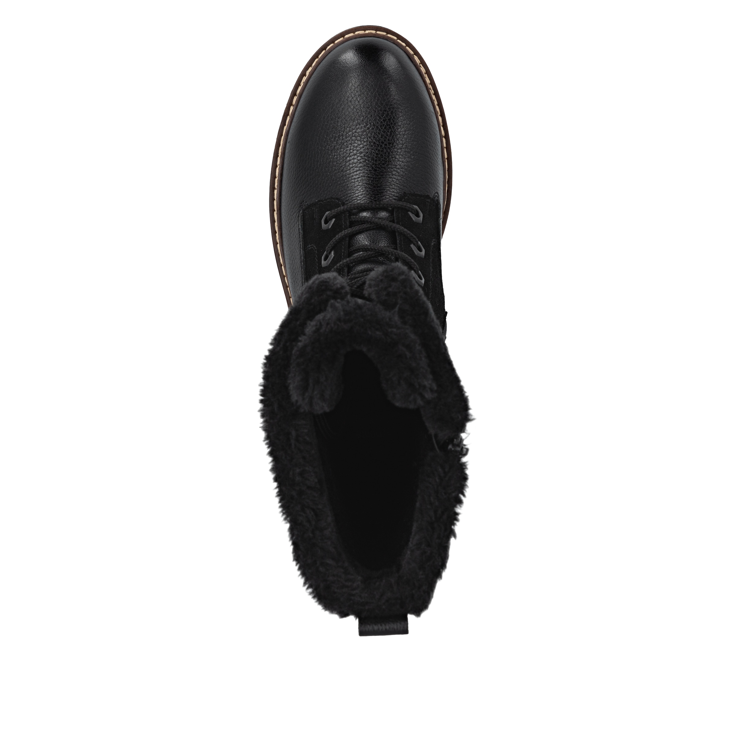 Remonte Schnürstiefel »FIBER GRIP«, Schnürboots, Winterboots, Profilsohle, wasserabweisende TEX-Membran