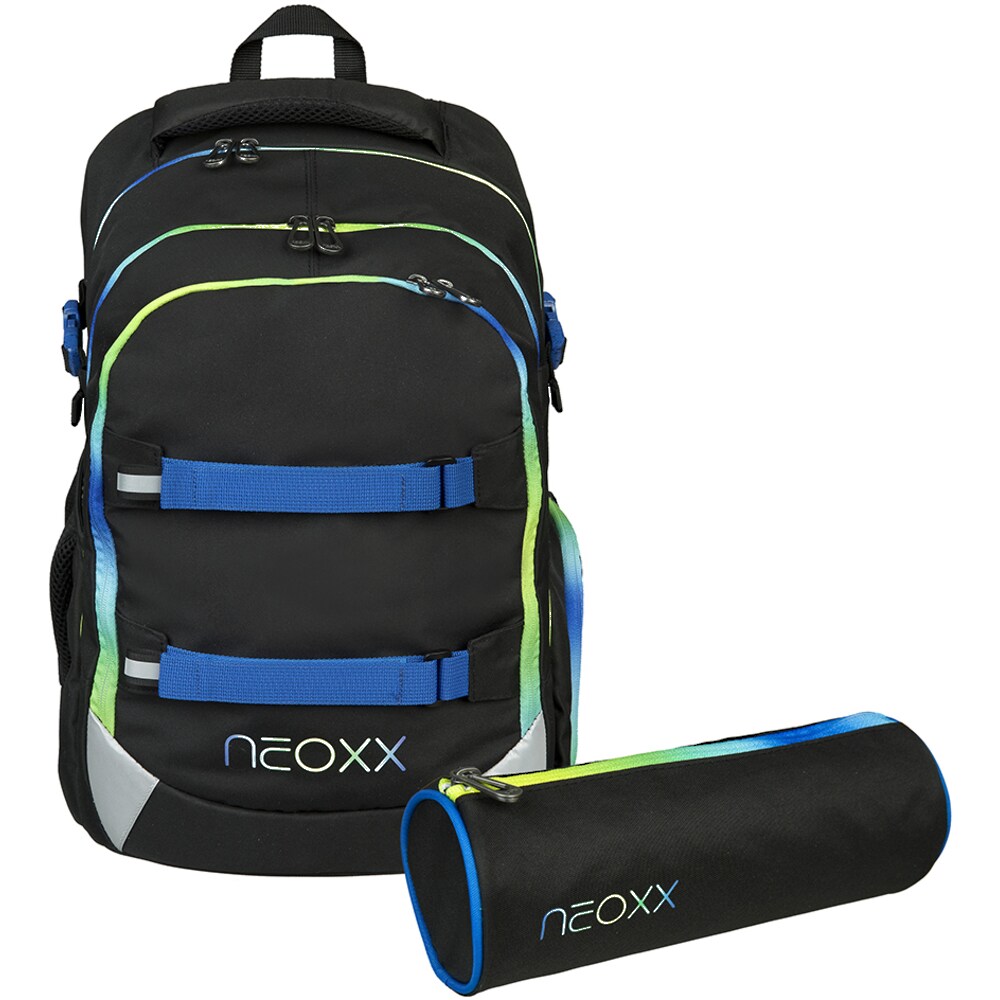neoxx Schulrucksack »Active, Neon Flash«, reflektierende Details, aus recycelten... kaufen