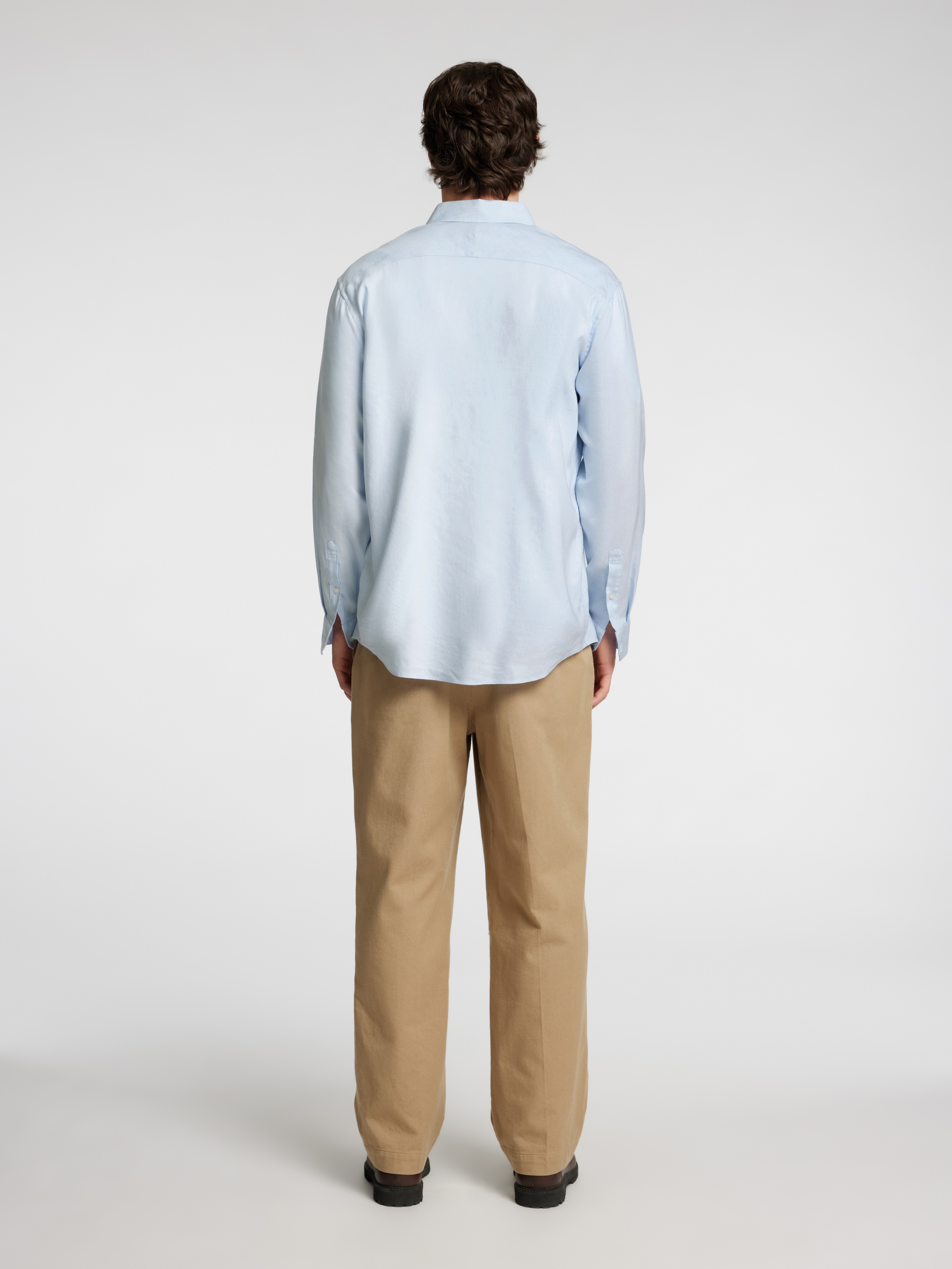 SELECTED HOMME Langarmhemd »SLHREG-LEO LIGHT SHIRT LS NOOS«, mit Lyocell und Leinen