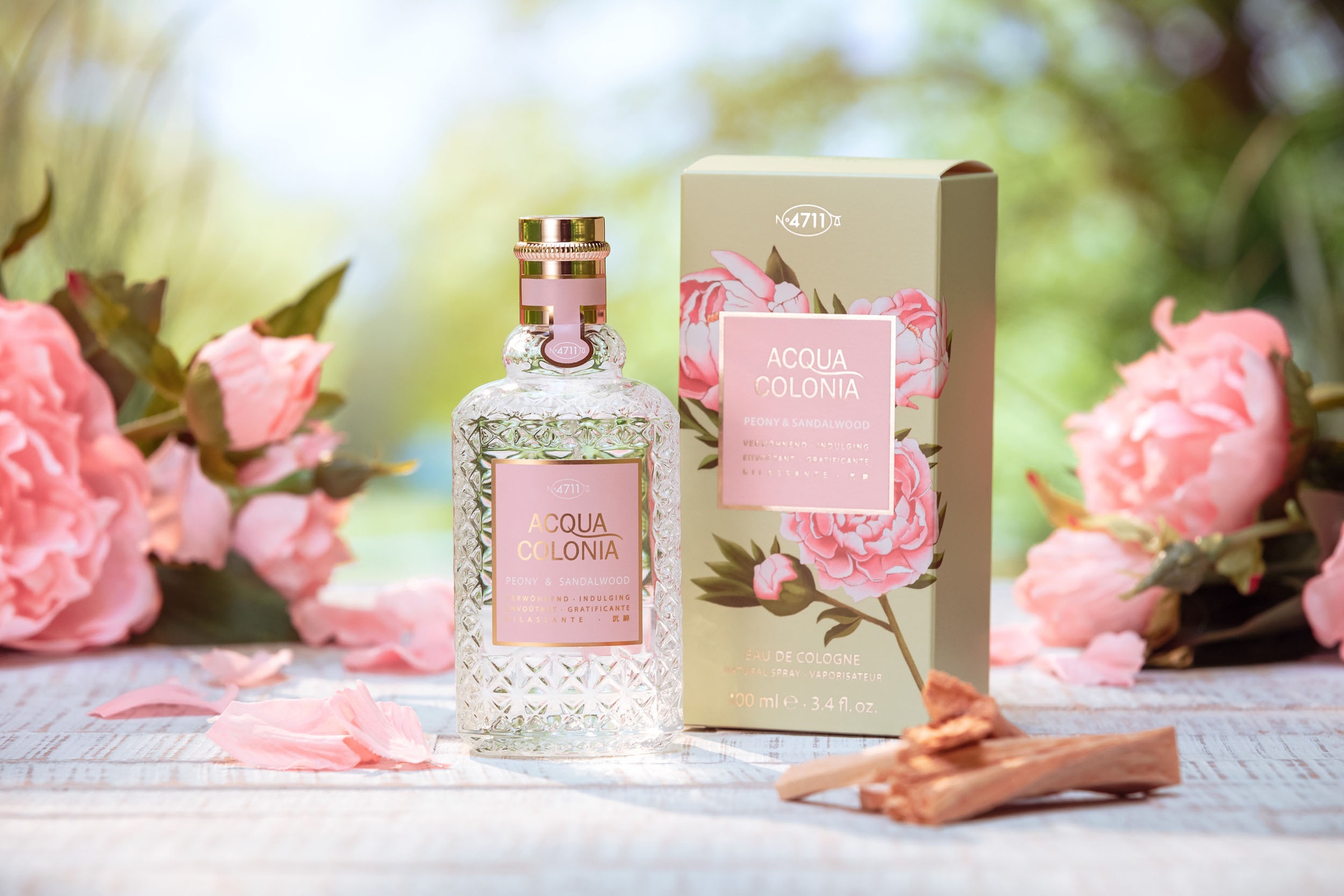 4711 Eau de Cologne »4711 Acqua Colonia PEONY & SANDALWOOD EAU DE COLOGNE NATURAL SPRAY 100«, (Packung, 1 tlg.), mit floral-holziger Duftnote