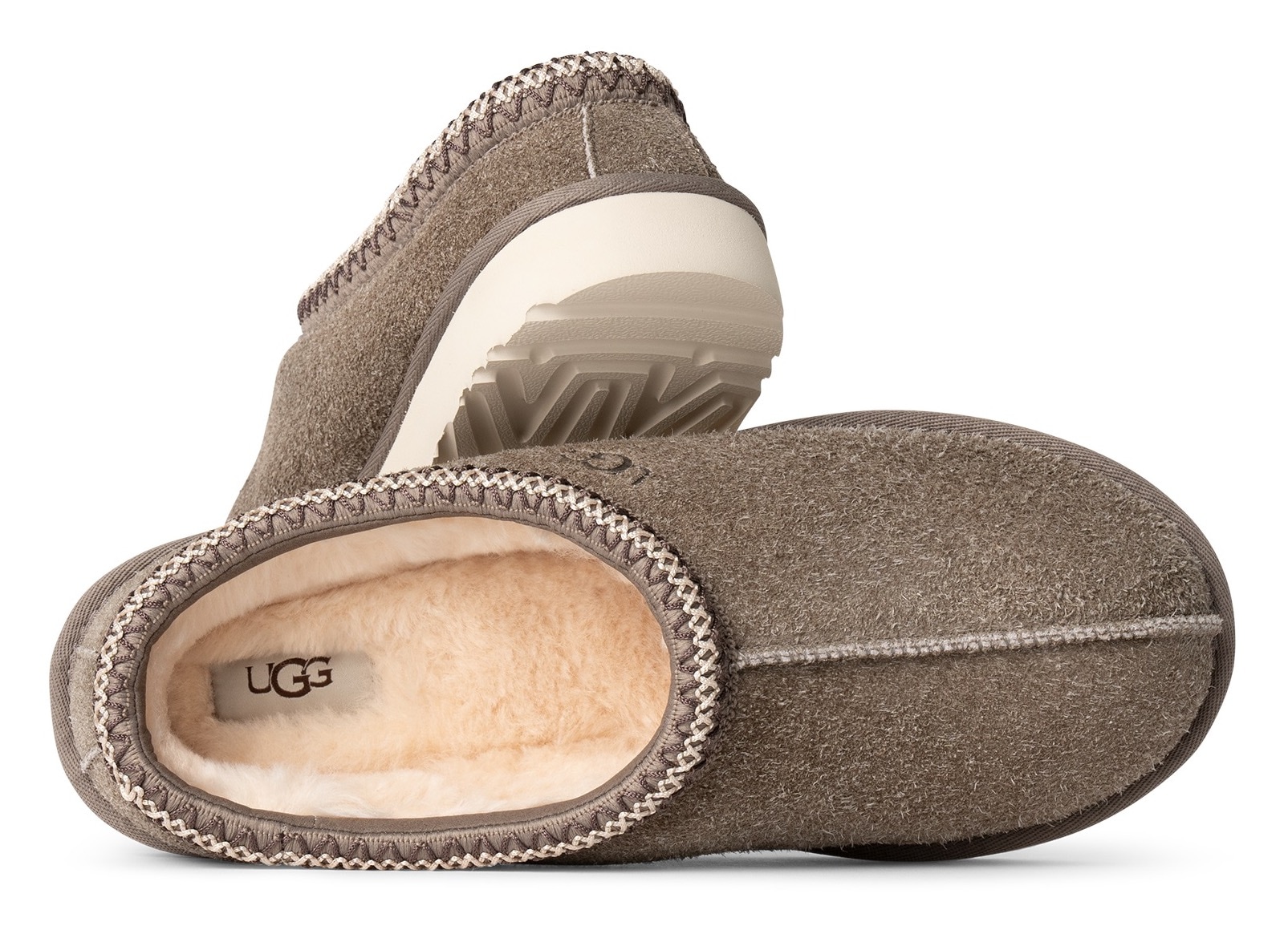 UGG Hausschuh »Tasman Shaggy Suede«, Flats, Mules, Pantoffel zum Schlupfen