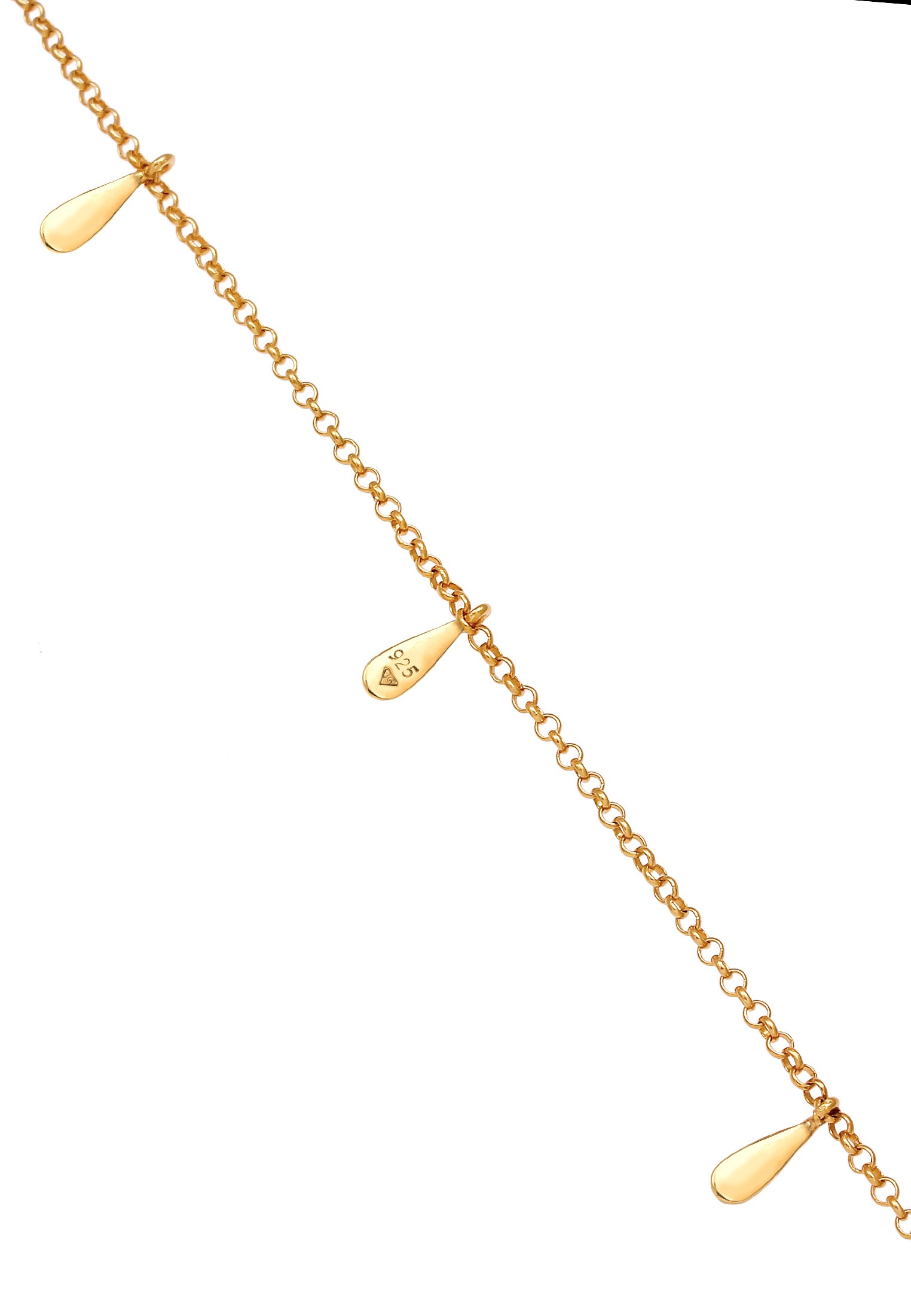 Elli Choker »Halskette Choker Kette Kurz Tropfen Geo 925 Silber«