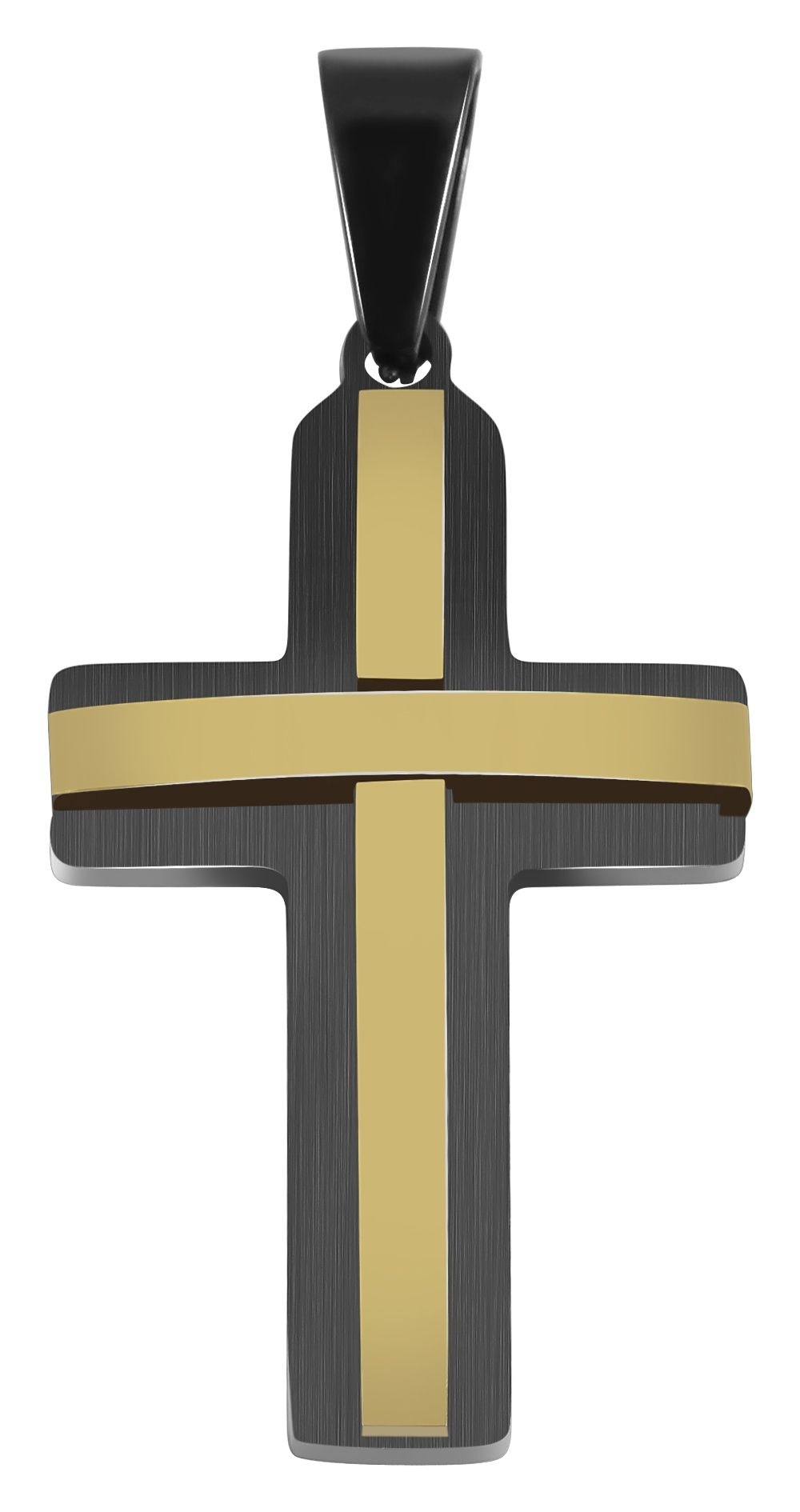 Adelia´s Kreuzanhänger »Unisex Anhänger ¿ Kreuz Kreuzanhänger aus Edelstahl«