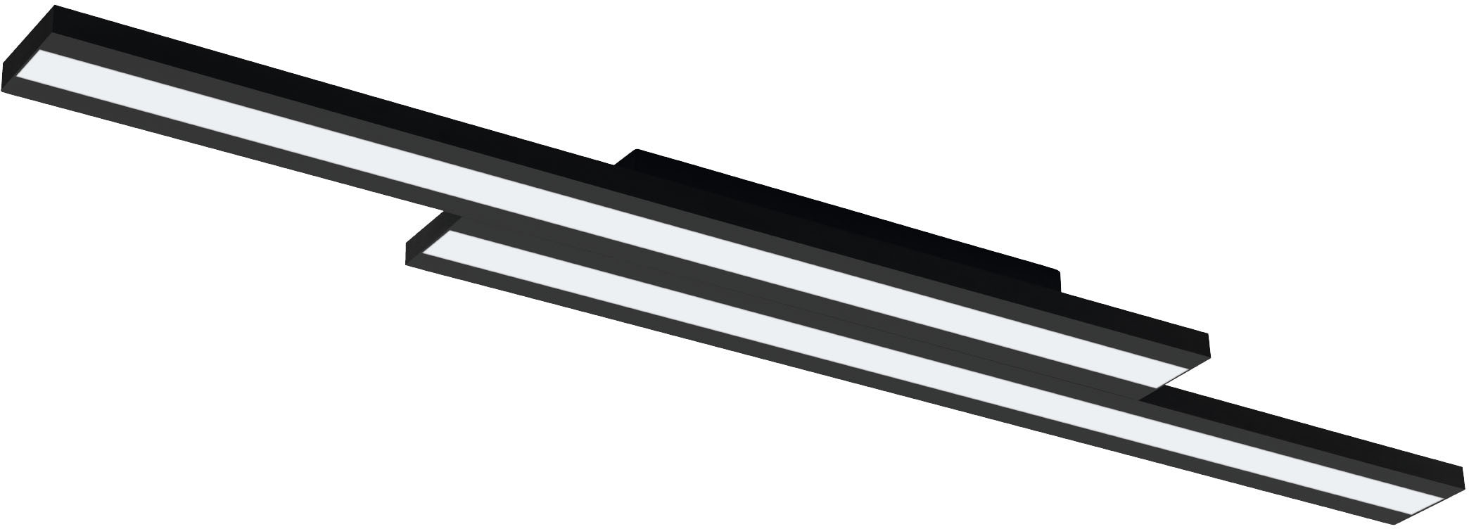 EGLO Deckenleuchte »SALITERAS-Z« in schwarz aus Stahl / inkl. LED fest  integriert - 2 x 10,2 Watt online bei OTTO
