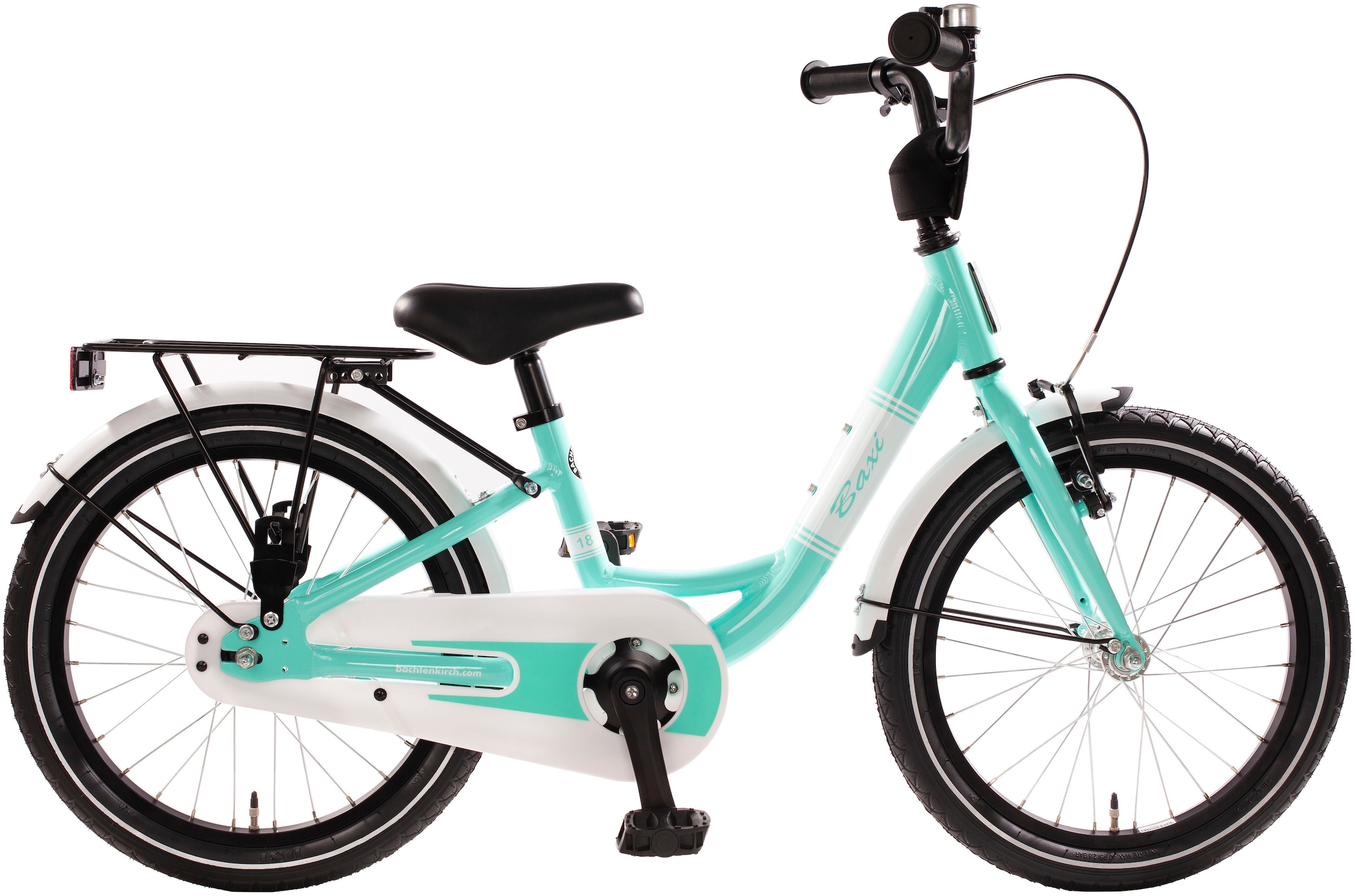 Kinderfahrrad »18" Baxi - aqua«, 1 Gang, ohne Schaltung, (Packung), Alu Kinderfahrrad...