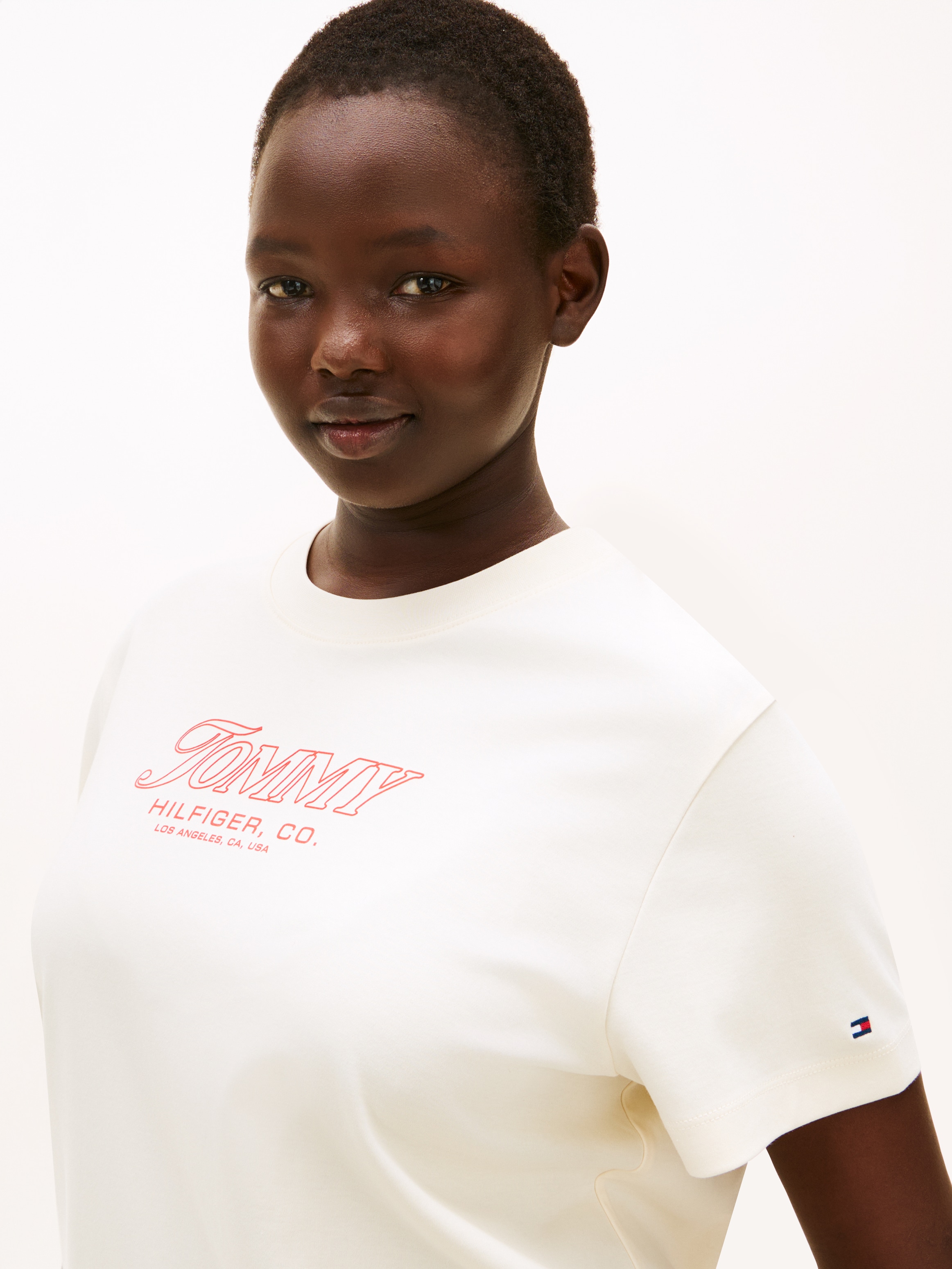 Tommy Hilfiger Curve T-Shirt »CRV FUN GRAPHIC REG C-NK SS TEE« in großen Größen