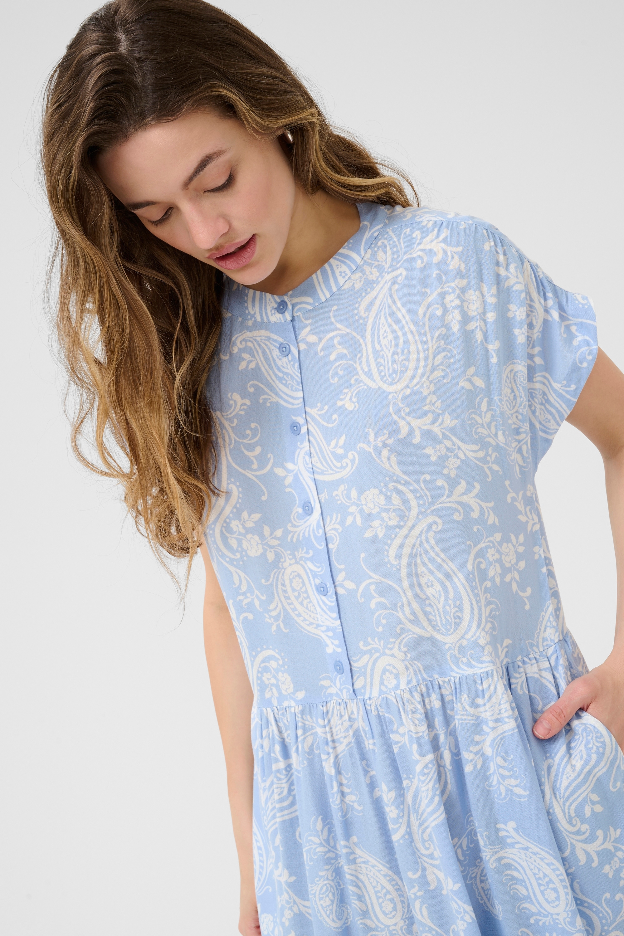 KAFFE Midikleid »Kleid KAbeathe«