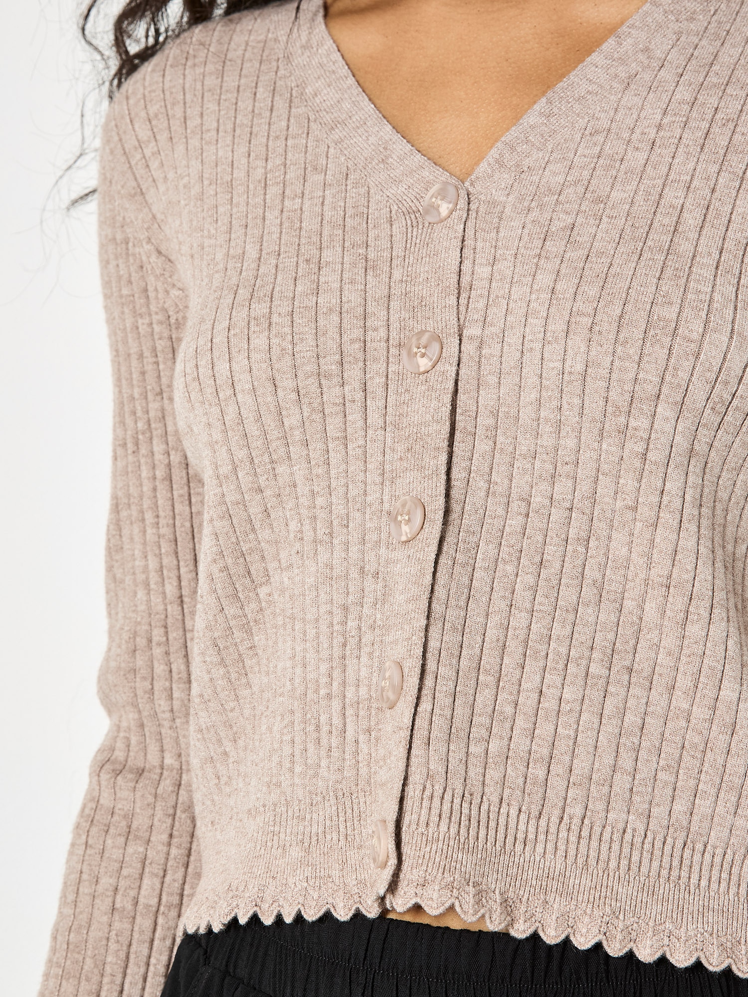 Apricot Strickjacke »Strickjacke« in unifarben