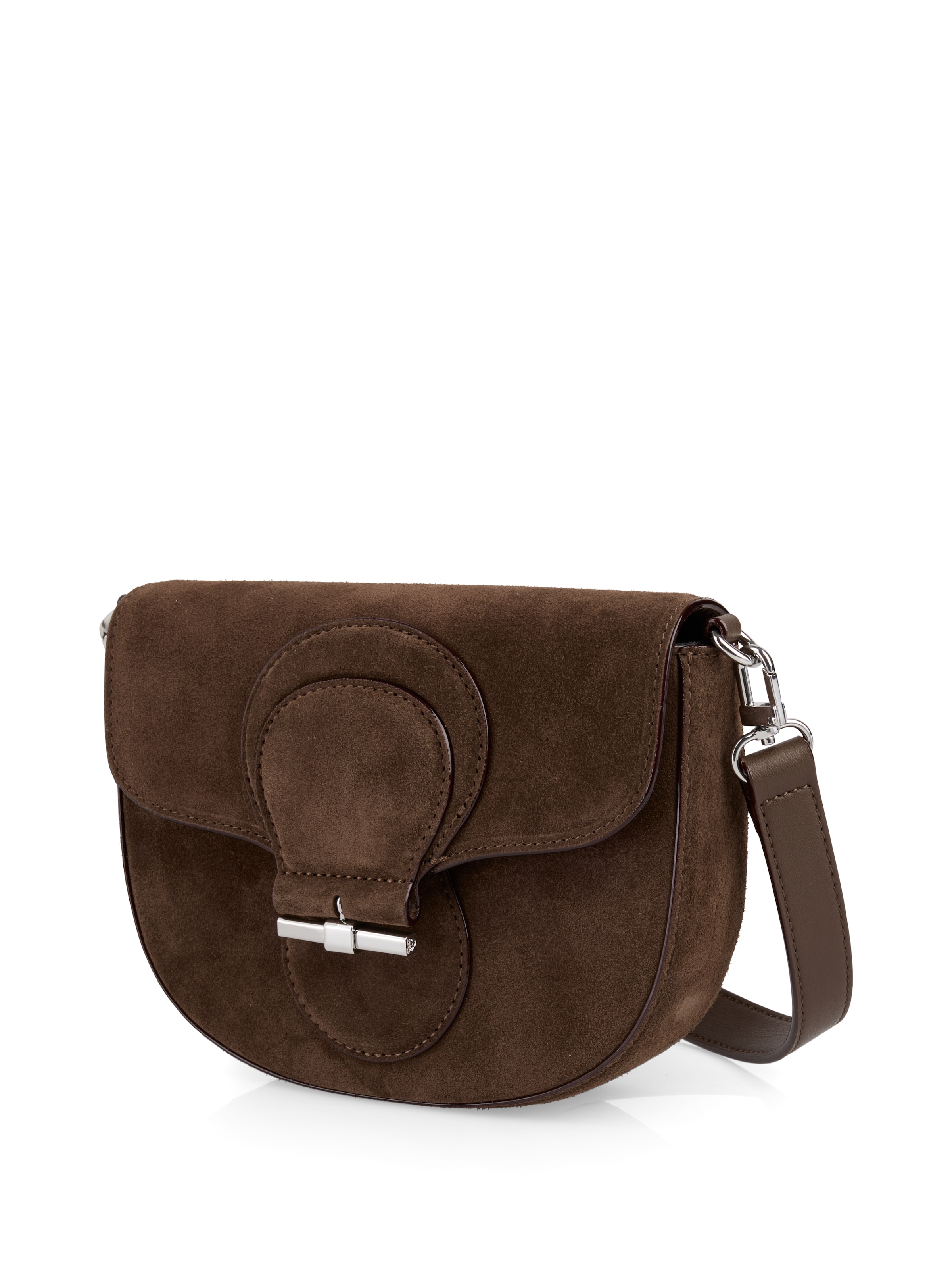Marc Cain Umhängetasche »Collections Mystic Plumage«, Saddlebag, Schultertasche mit abnehmbarem, verstellbarem Umhängeriemen