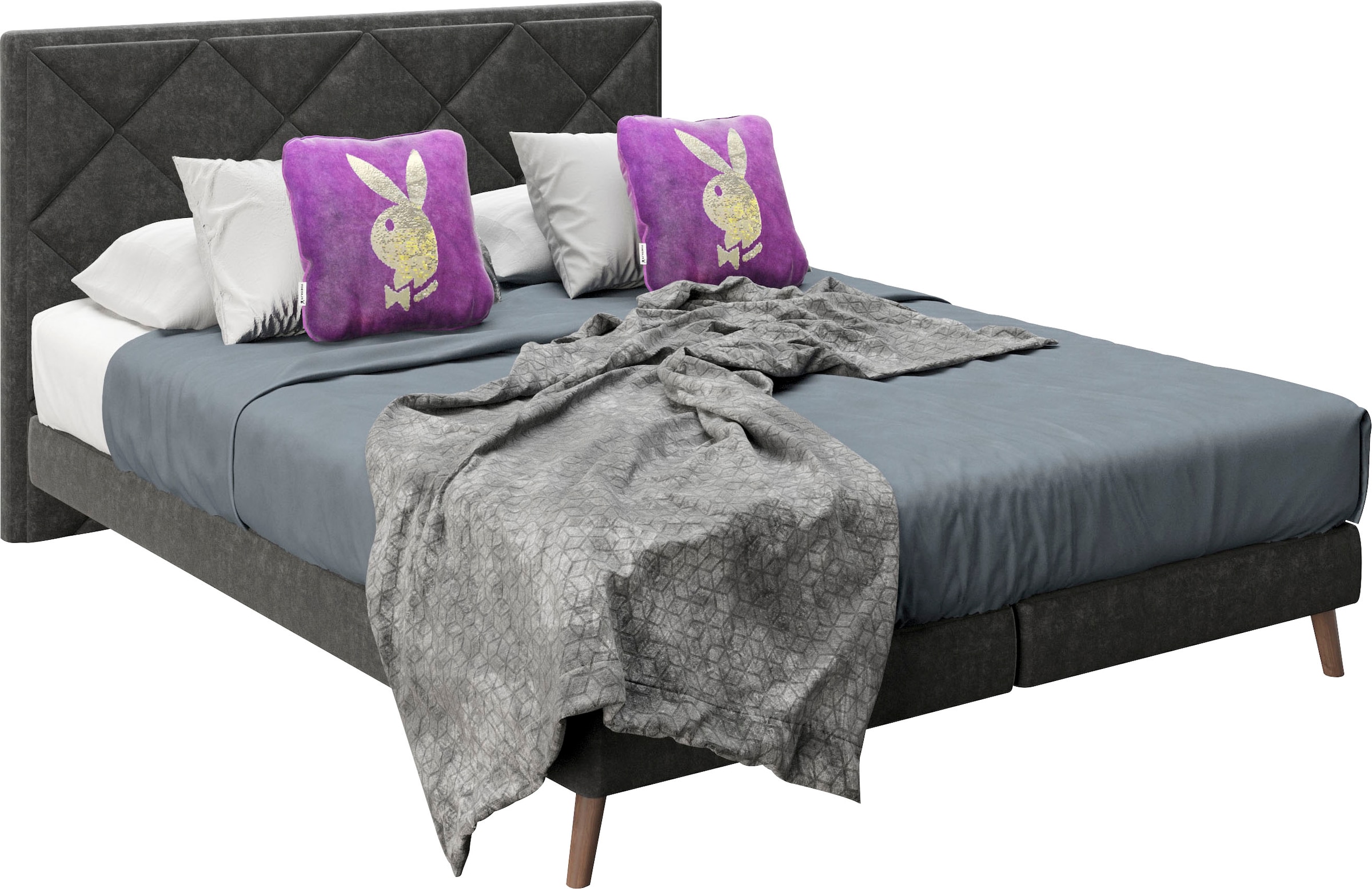 PLAYBOY Boxspringbett »Audrey«, inkl. Matratze und Topper