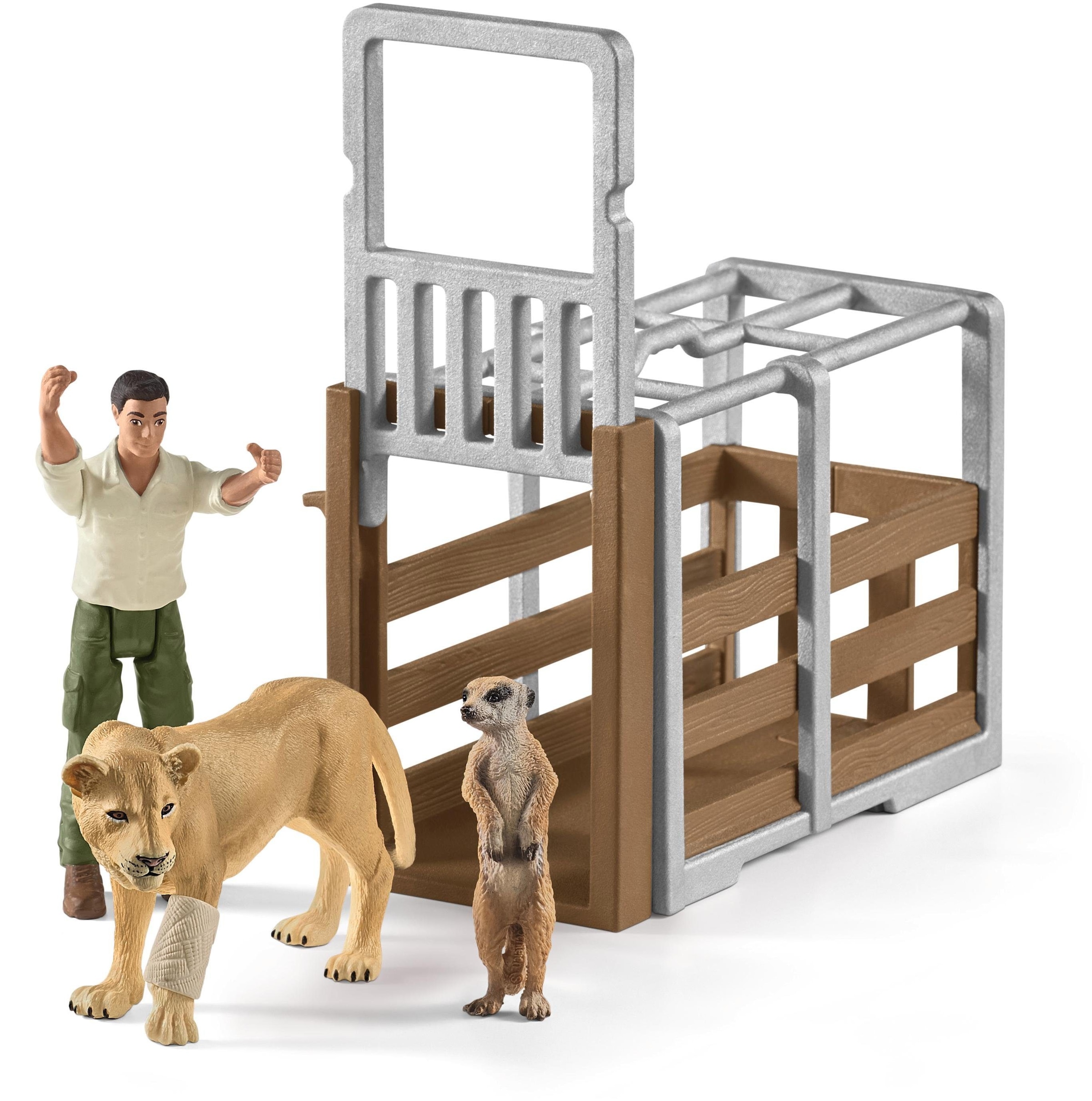 Schleich® Spielwelt »WILD LIFE, Großer Truck Tierrettung (42475)«, (Set), Made in Europe