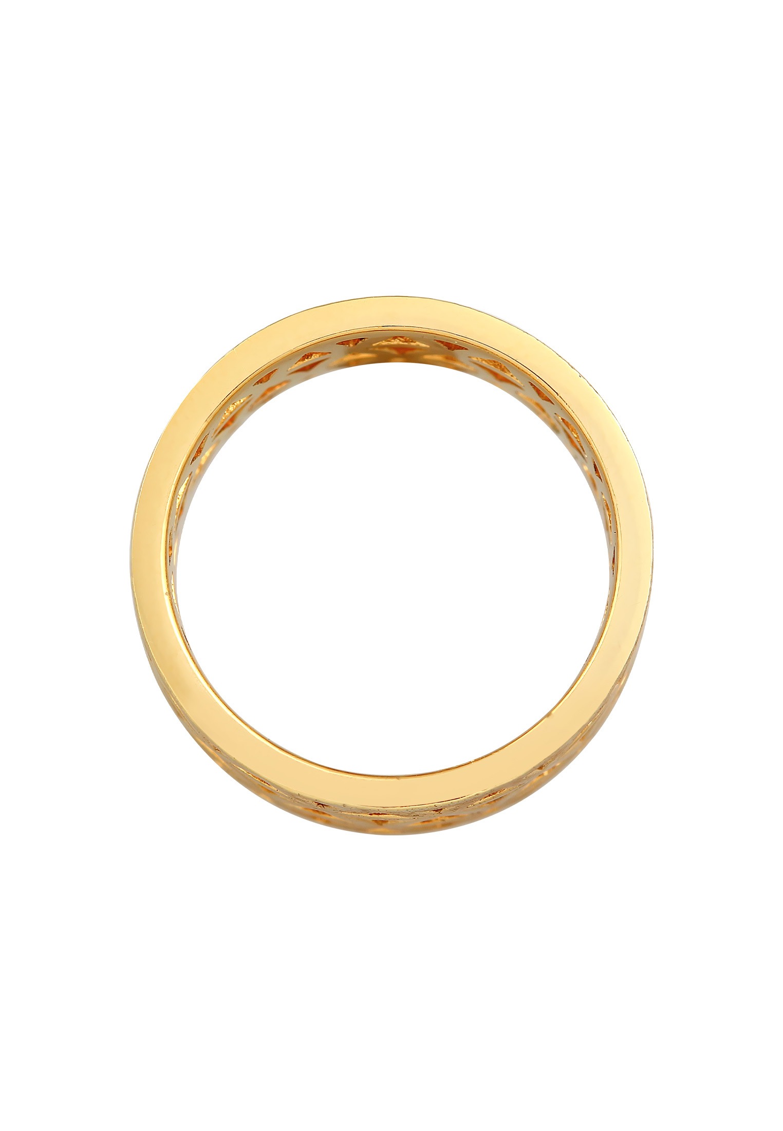Elli Silberring »Ring Bandring Lebensblume Blume 925 Silber«