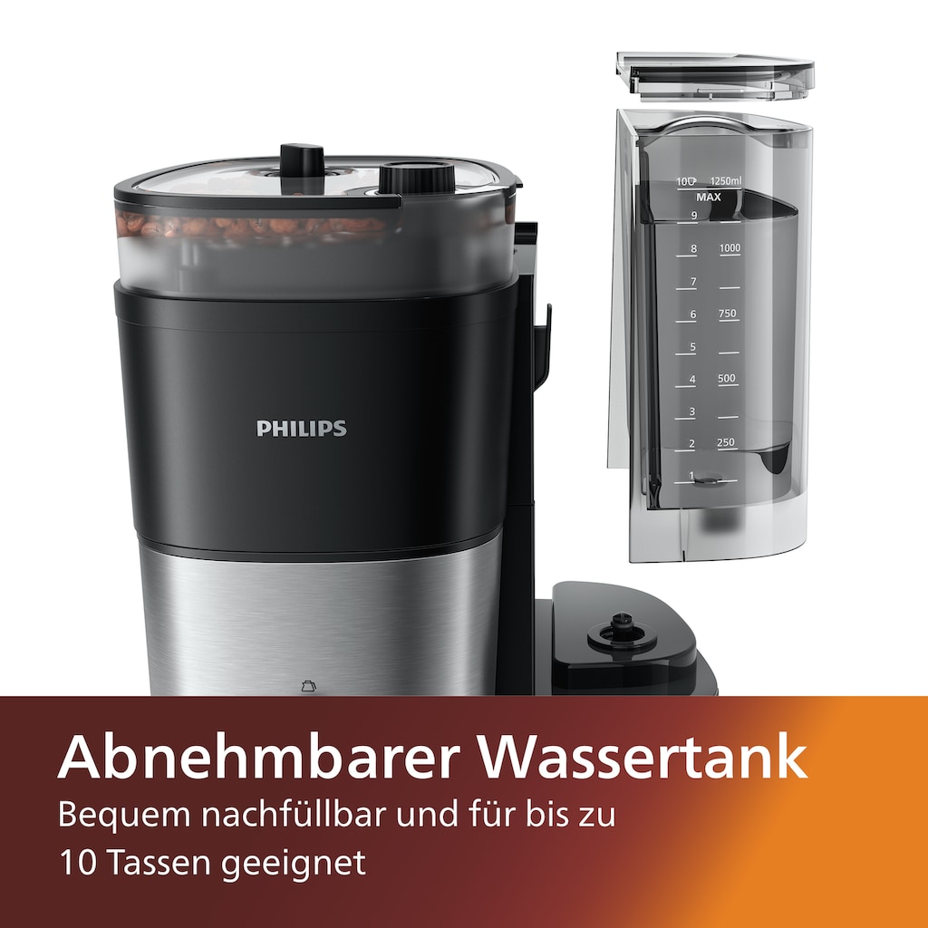 Philips Kaffeemaschine mit Mahlwerk »HD7888/01 All-in-1 Brew«, Papierfilter, 1x4