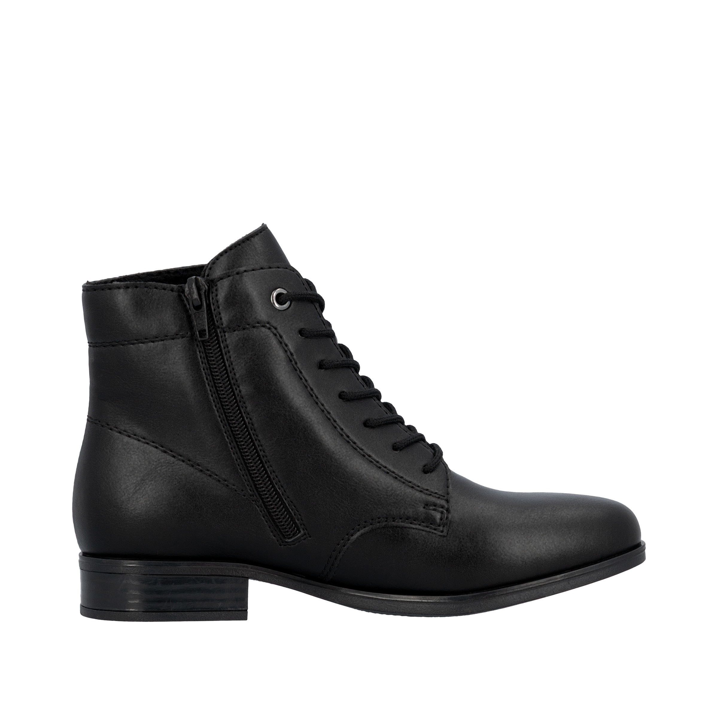 Rieker Schnürstiefelette  Klassik-Stiefelette, Schnürboots mit Reißverschluss
