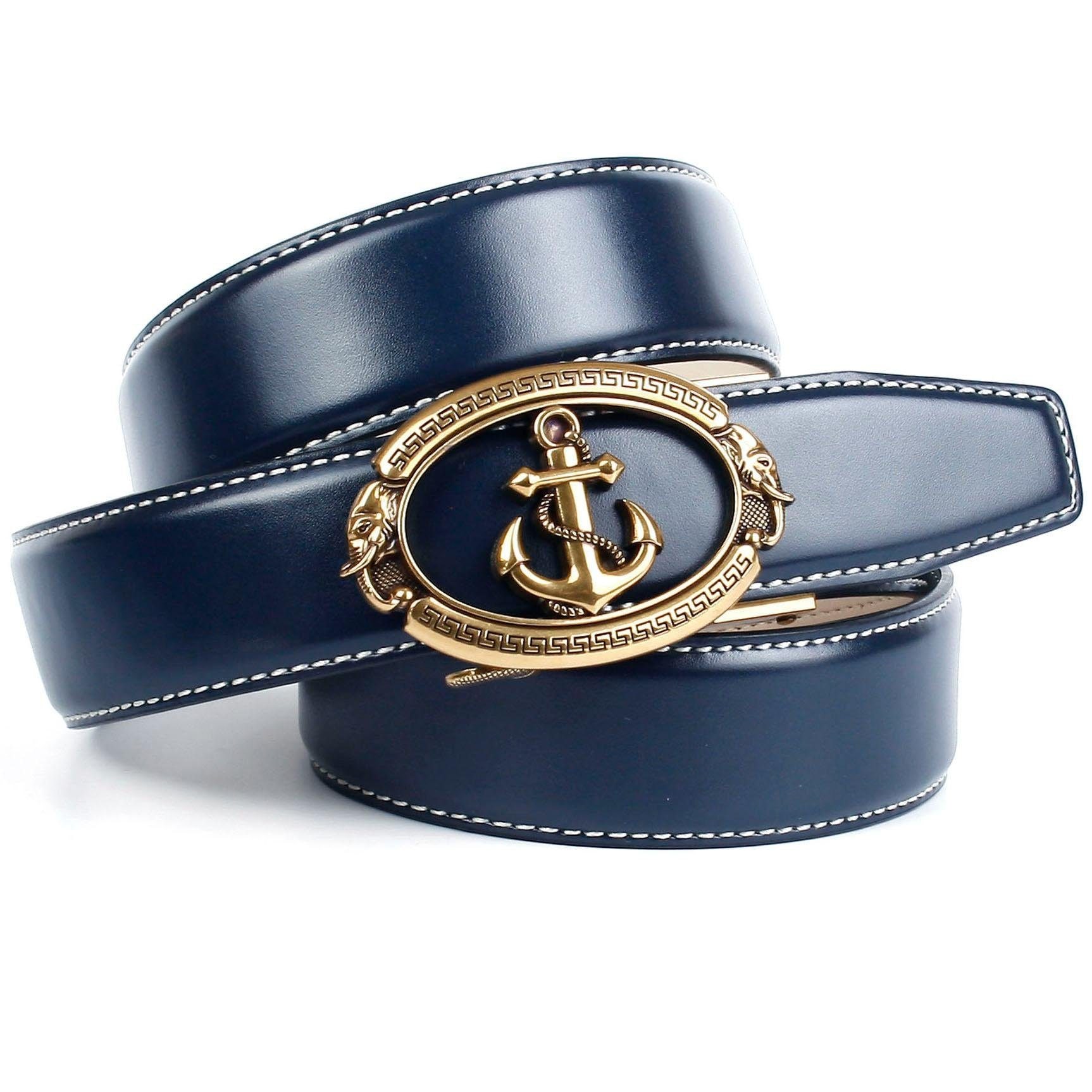 Anthoni Crown Ledergürtel, online mit kaufen OTTO Anker-Schließe bei