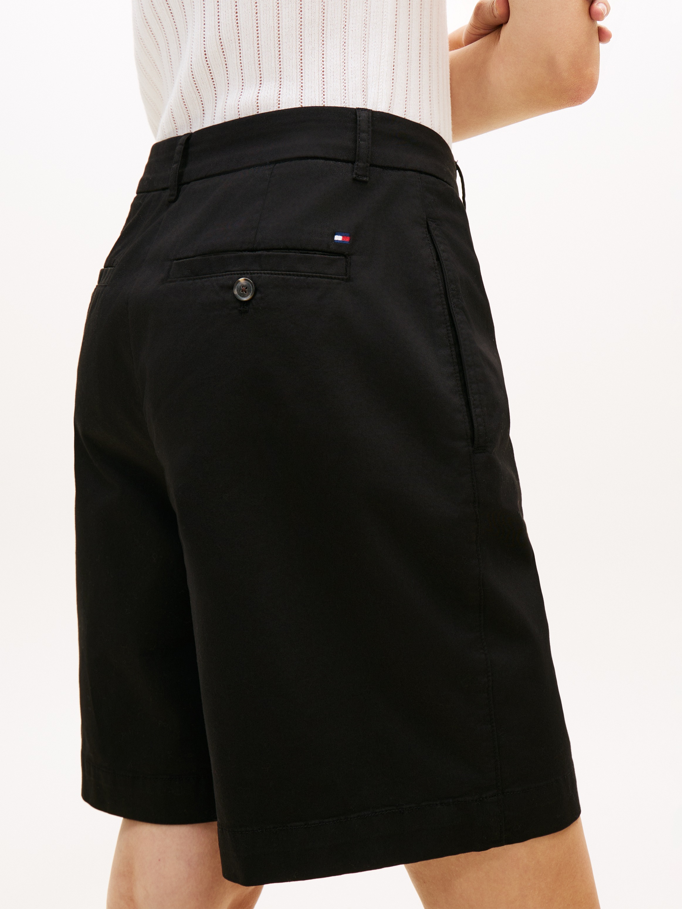 Tommy Hilfiger Chinoshorts »CO GMD BLEND CHINO SHORT«  mit geknöpften Gesäßtaschen, Regular Fit