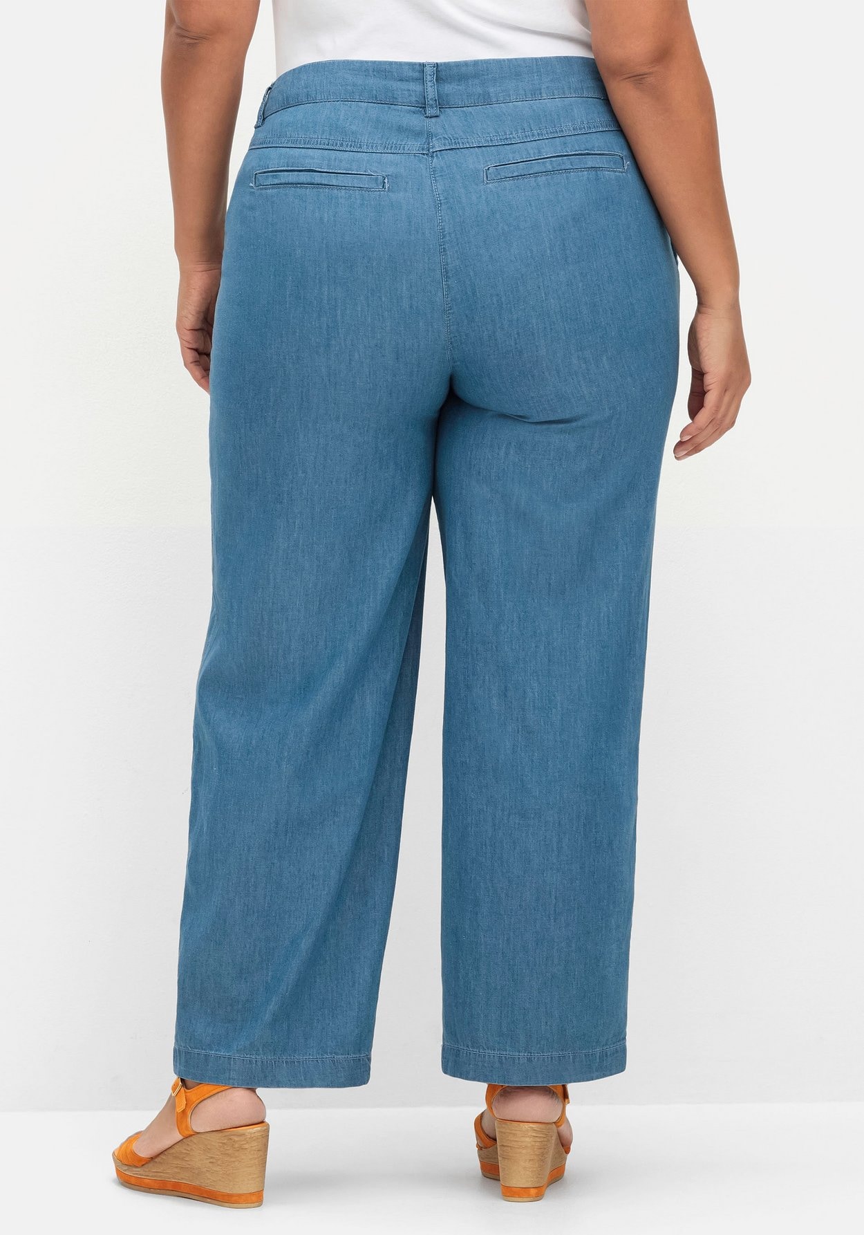 Sheego Weite Jeans »Jeans-Culotte in Denim-Qualität«