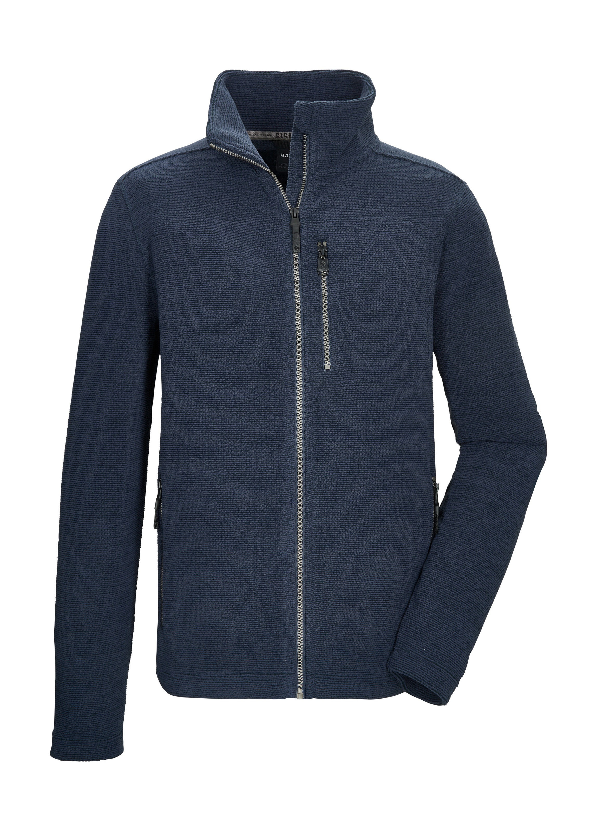 G.I.G.A. DX by killtec Fleecejacke »GW 14 MN KNTFLC JCKT« Strickfleecejacke mit Zipper-Taschen und Kinnschutz