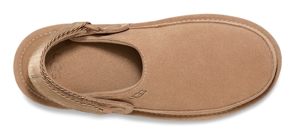 UGG Clog »KID´S GOLDENSTAR CLOG«, Hausschuh, Mule, Plateauschuh mit schwenkbarem Fersenriemchen