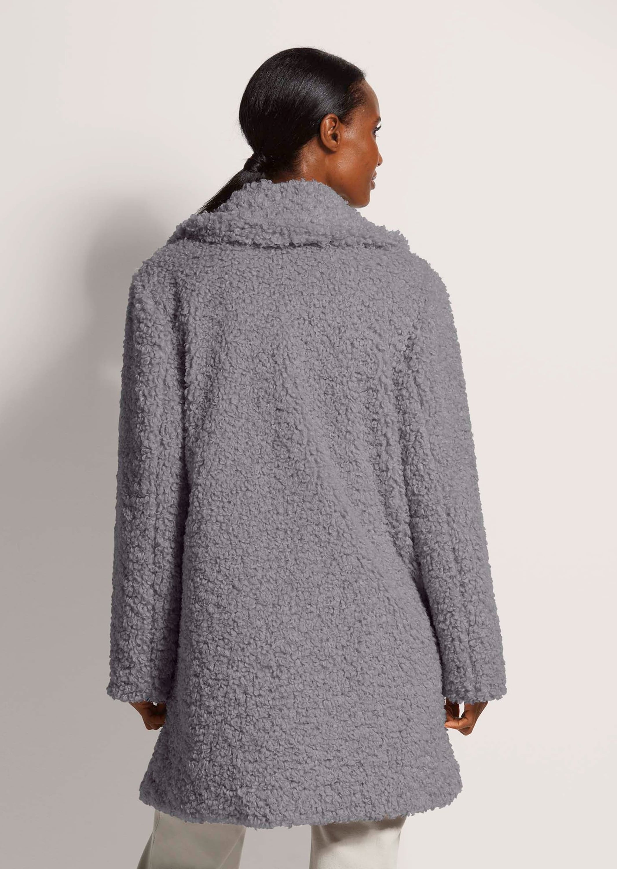 MADELEINE Langmantel »Mantel Webpelz-Mantel«