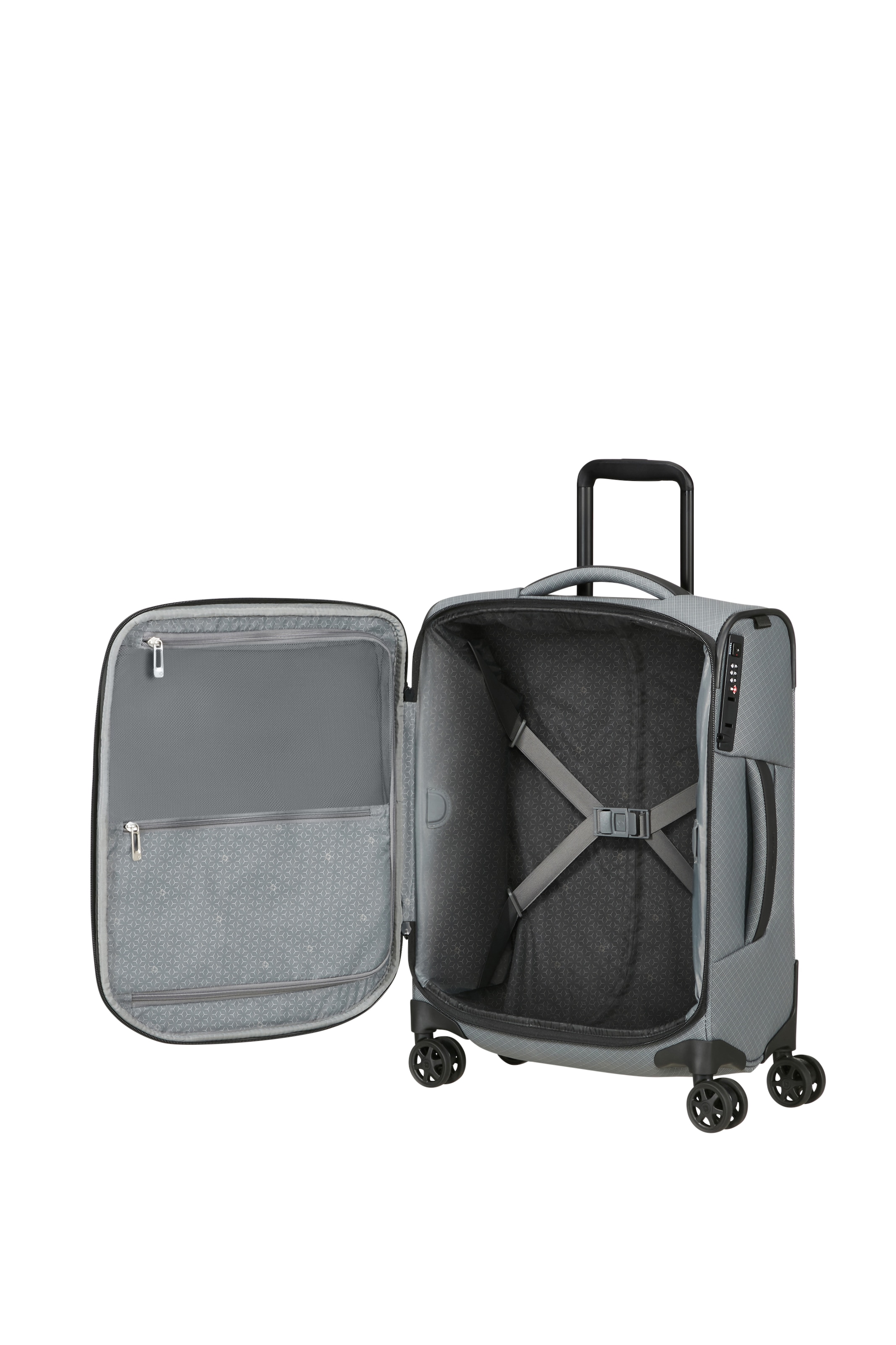 Samsonite Weichgepäck-Trolley »SPINNER« 43 l 100% recyceltes PET außen, mind. 95% innen, PVC-frei