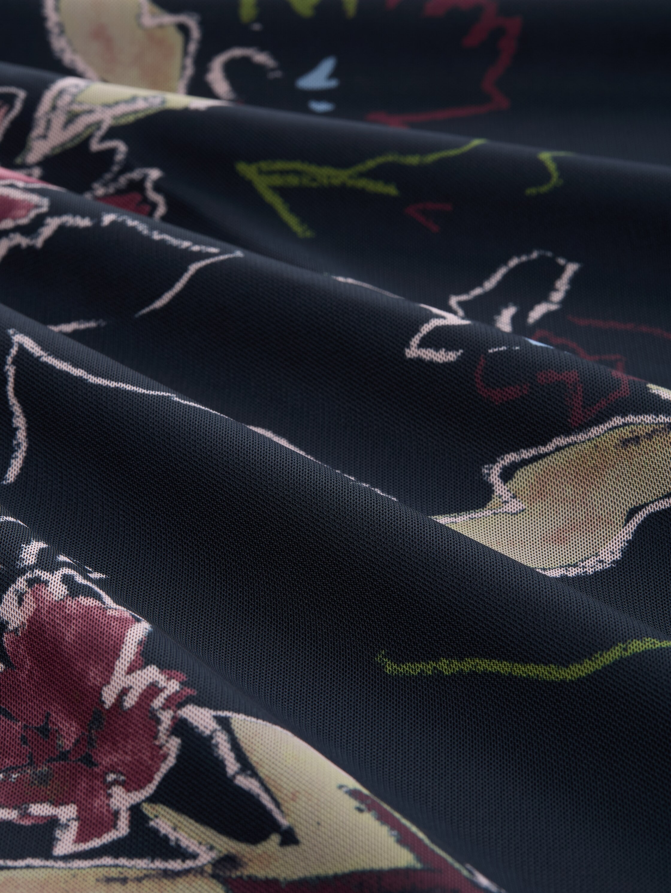 TOM TAILOR Meshkleid, mit Muster