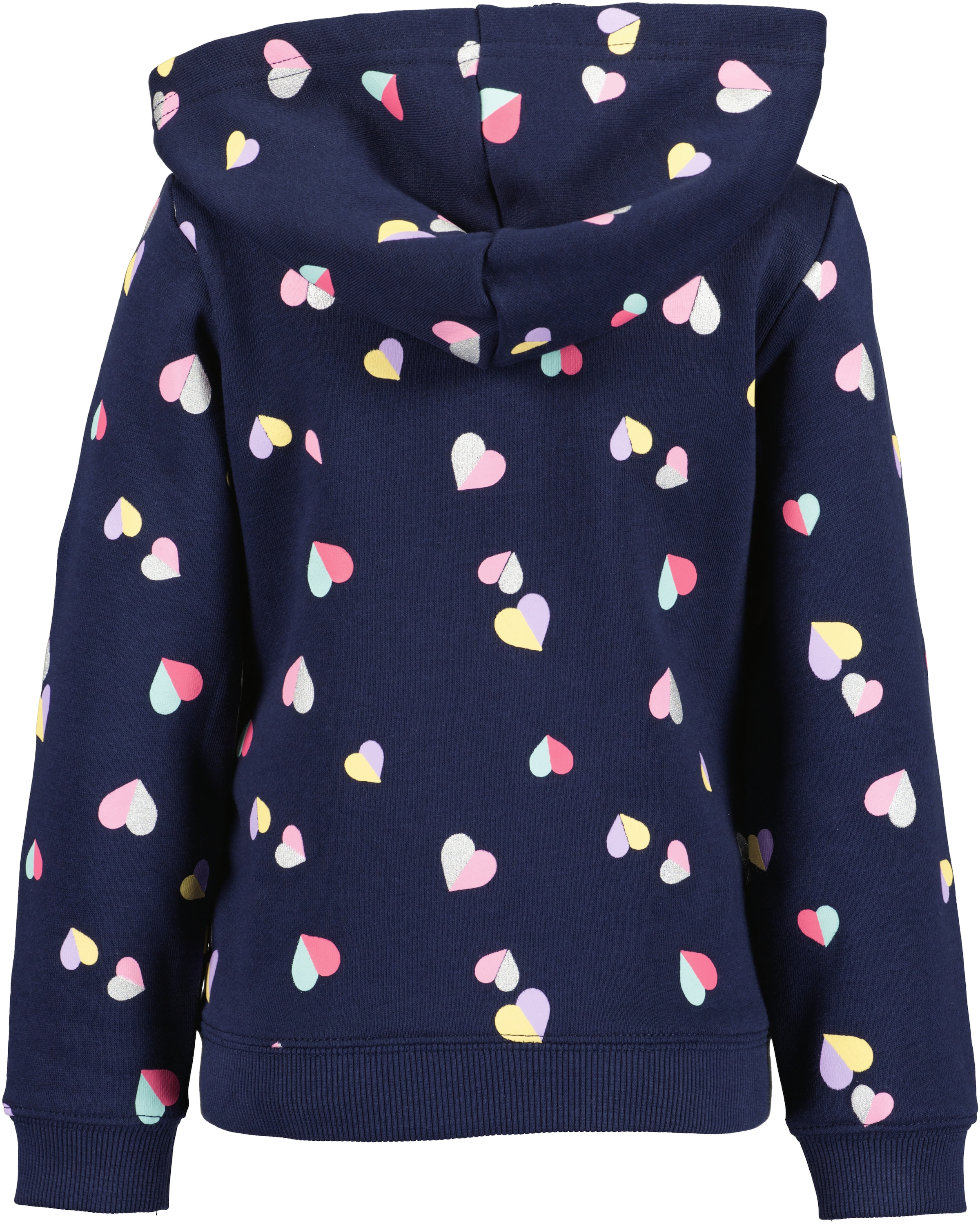 Blue Seven Kapuzensweatjacke, allover bedruckt