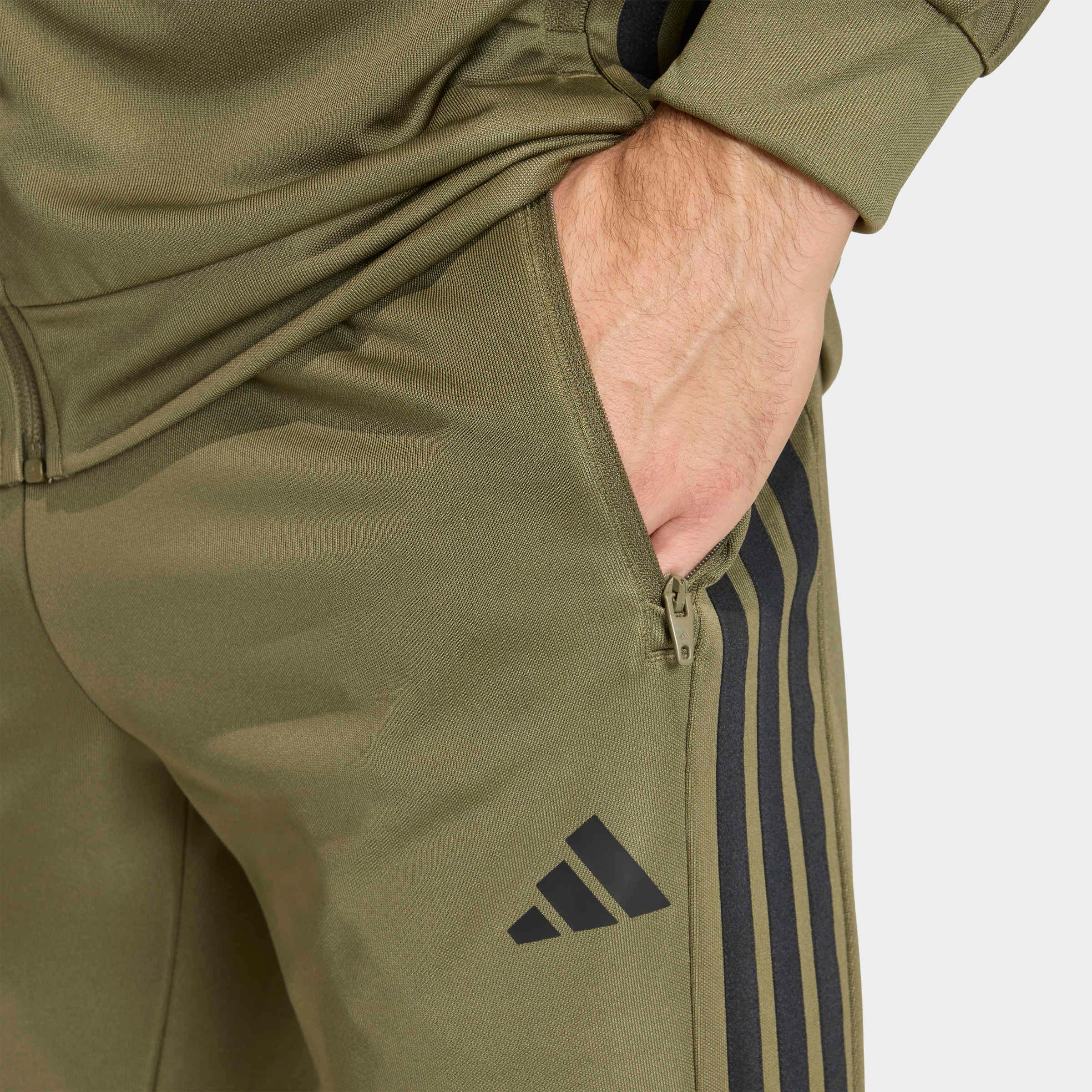 adidas Performance Sporthose »WORKOUT ESSENTIALS ALL-SET 3-STREIFEN AUS GEWIRKTEM MATERIAL«  Trainingshose, Climacool, reguläre Passform