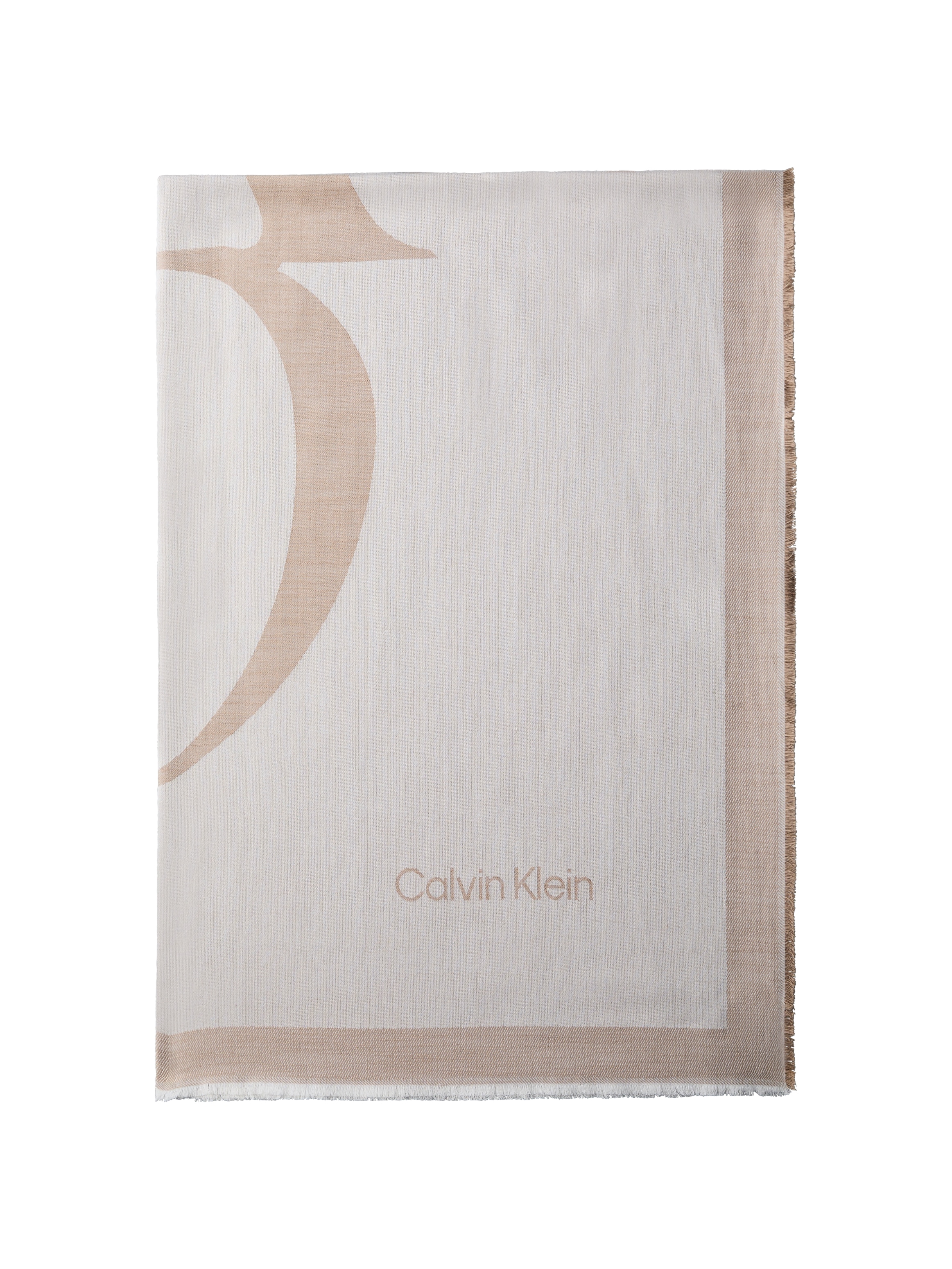 Calvin Klein Modetuch »CALVIN CHAMBRAY SQUARE SCARF« Mit Markenlabelemblem
