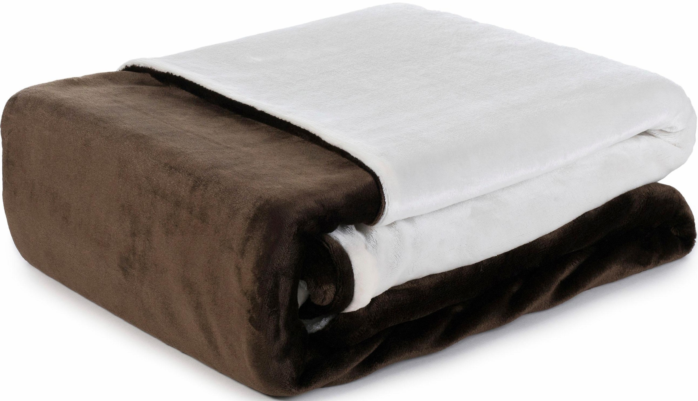 Gözze Wendebettwäsche »Superflausch in Gr. 135x200 oder 155x220 cm«, Fleece kuschelig warm im Winter, Bettwäsche mit Wendeoptik