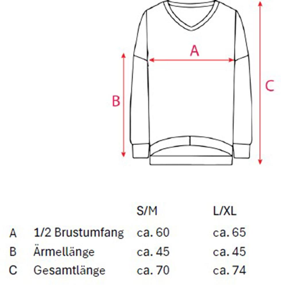 Zwillingsherz Sweatshirt »"Leo Allover Neon Kante"«, mit trendiger Leo-Optik, Vokuhila-Schnitt und neonfarbenen Details