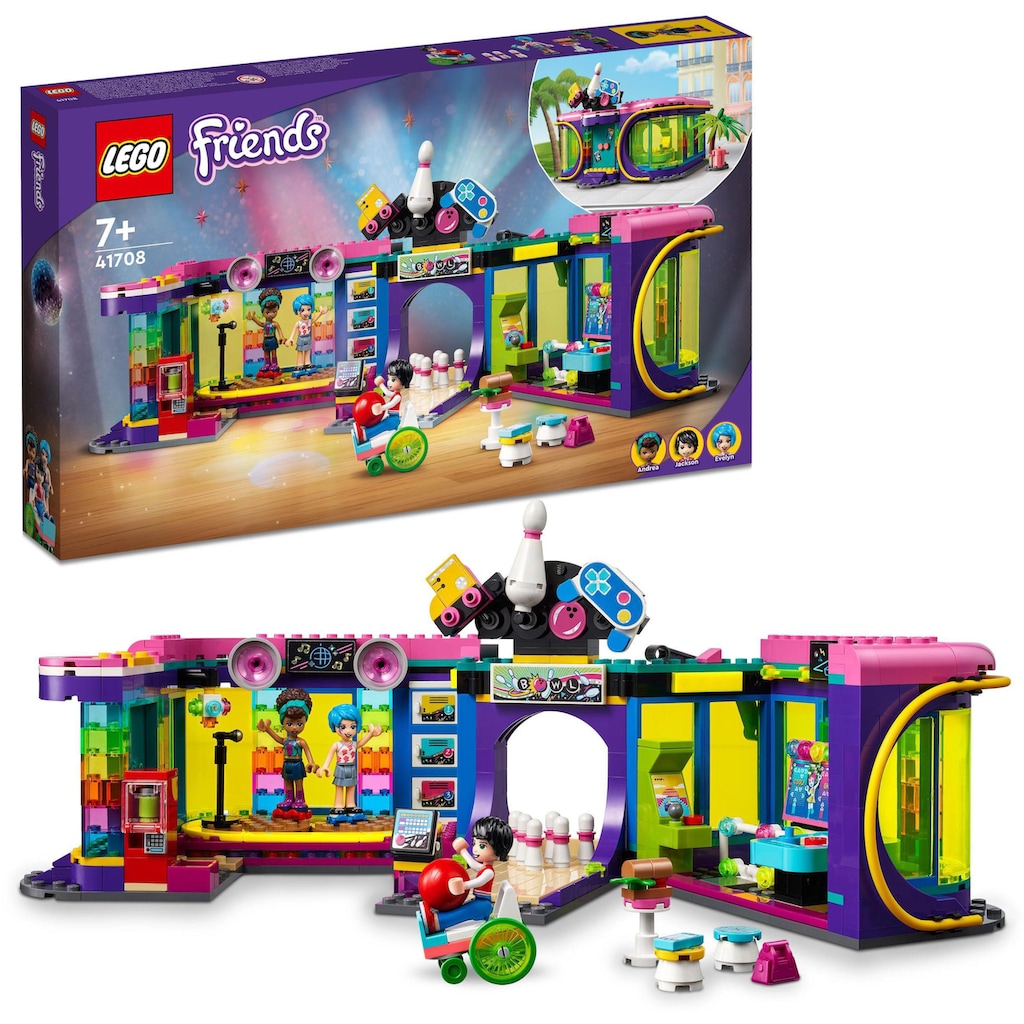 LEGO® Konstruktionsspielsteine »Rollschuhdisco (41708), LEGO® Friends«, (642 St.)