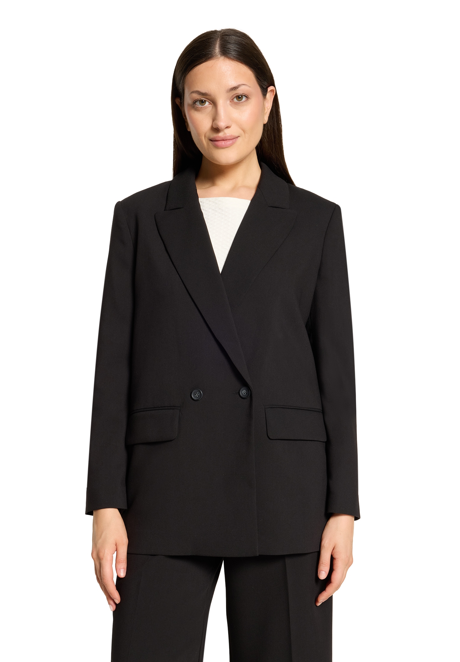 Betty&Co Longblazer »Longblazer mit Reverskragen«
