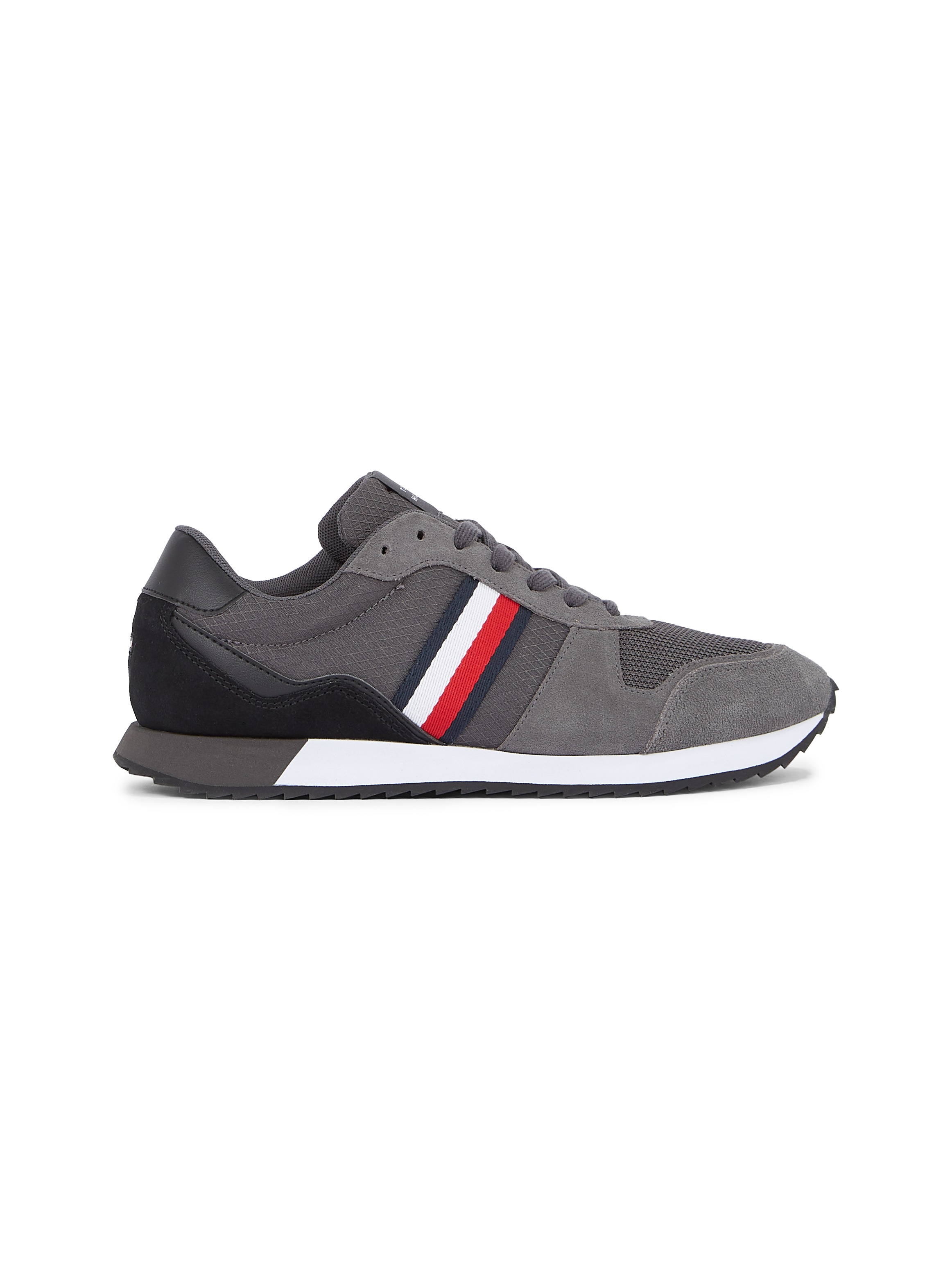 Tommy Hilfiger Sneaker »RUNNER EVO MIX BLOCK«, Freizeitschuh, Halbschuh, Schnürschuh mit Streifen in Tommy Farben