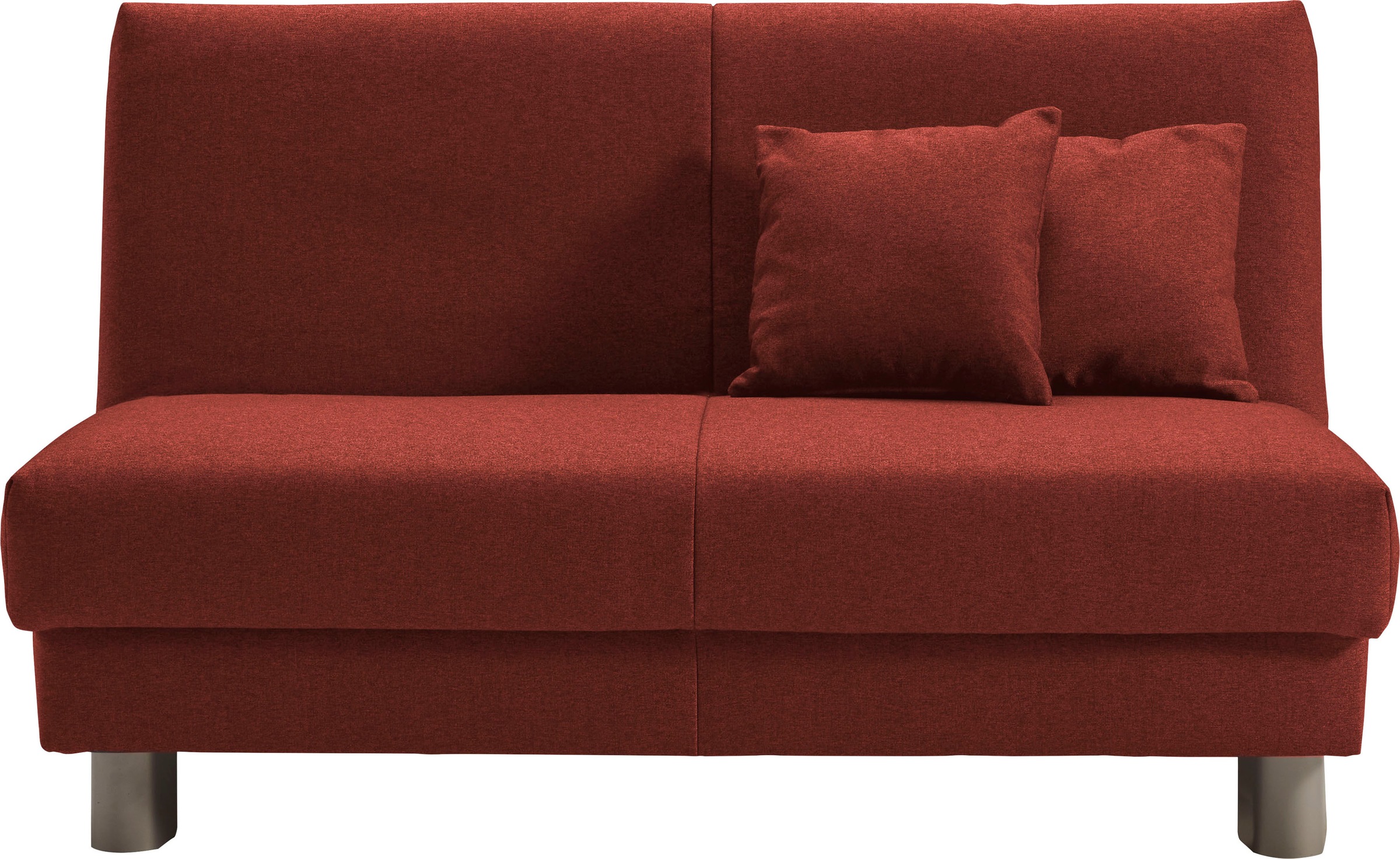 ell + ell Schlafsofa »Enny«, Liegefläche Breite 120 oder 140 cm, Liegehöhe 45 cm, Füße alufarben