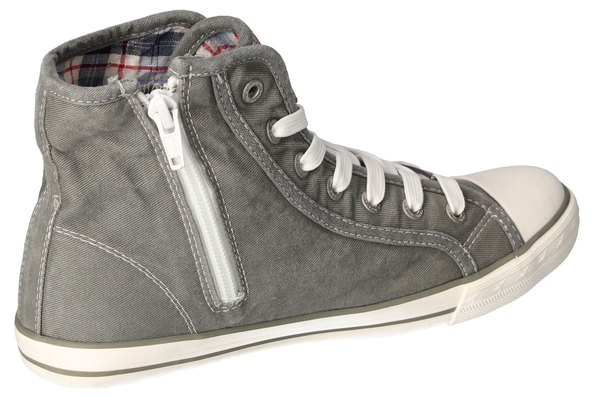 Mustang Shoes Sneaker, High Top-Sneaker, Schnürschuh mit Label in der Laufsohle