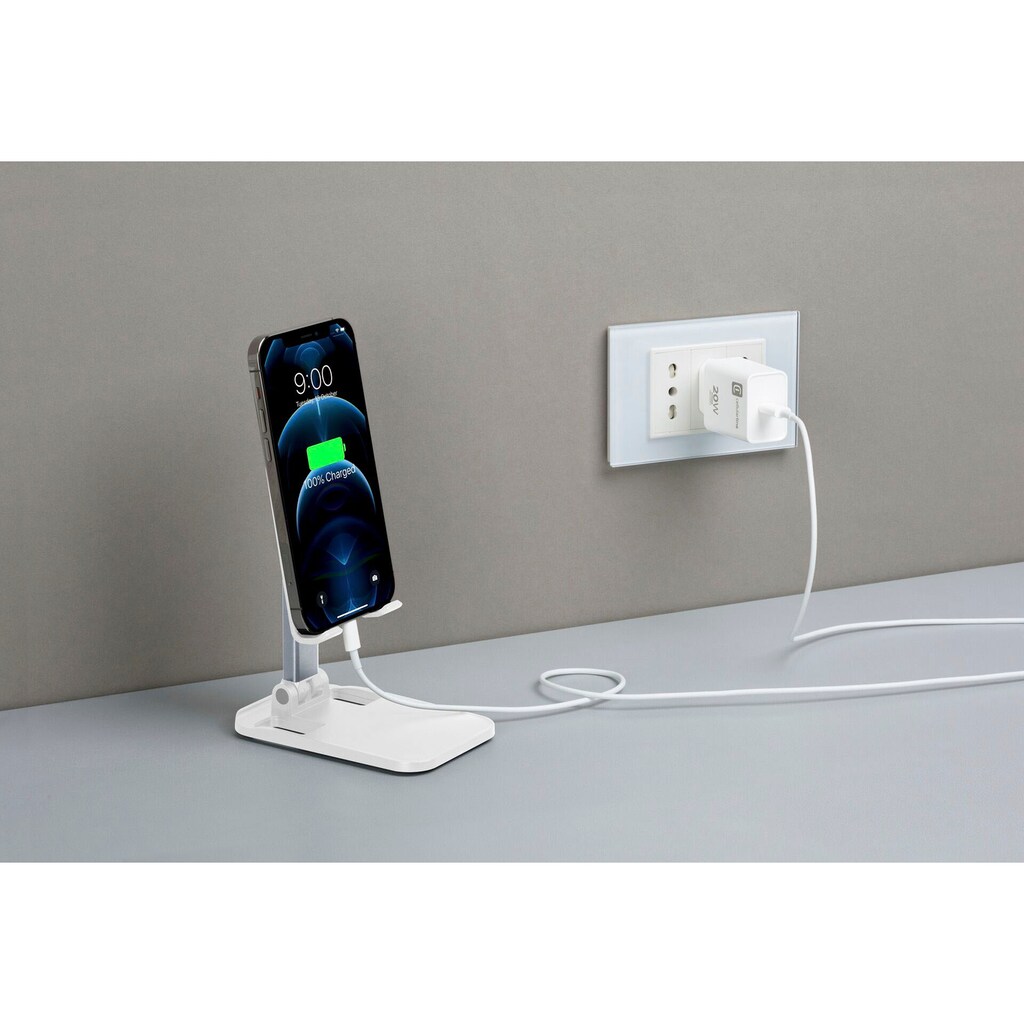 Cellularline Smartphone-Ladegerät »Charge+Stand Kit iPhone«