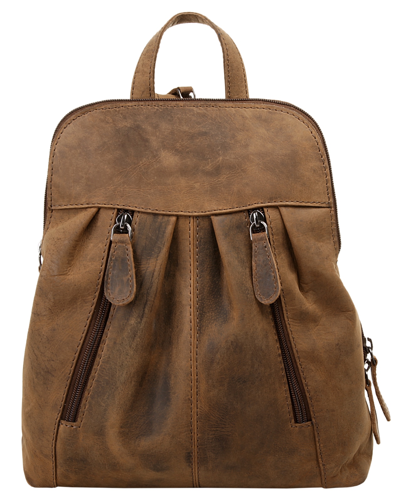 Bagan Cityrucksack, echt Leder