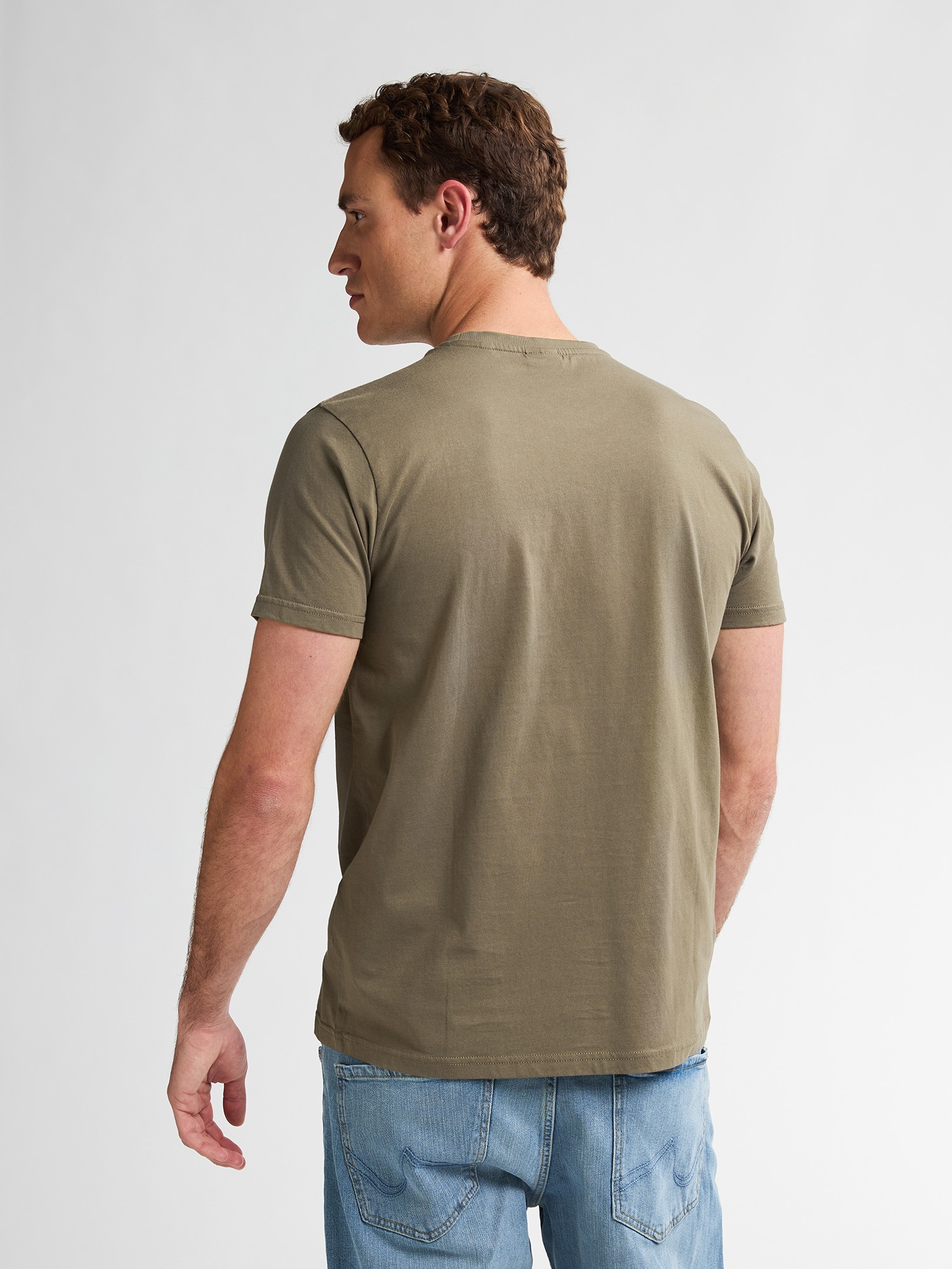 Petrol Industries Rundhalsshirt mit Logo Stickerei