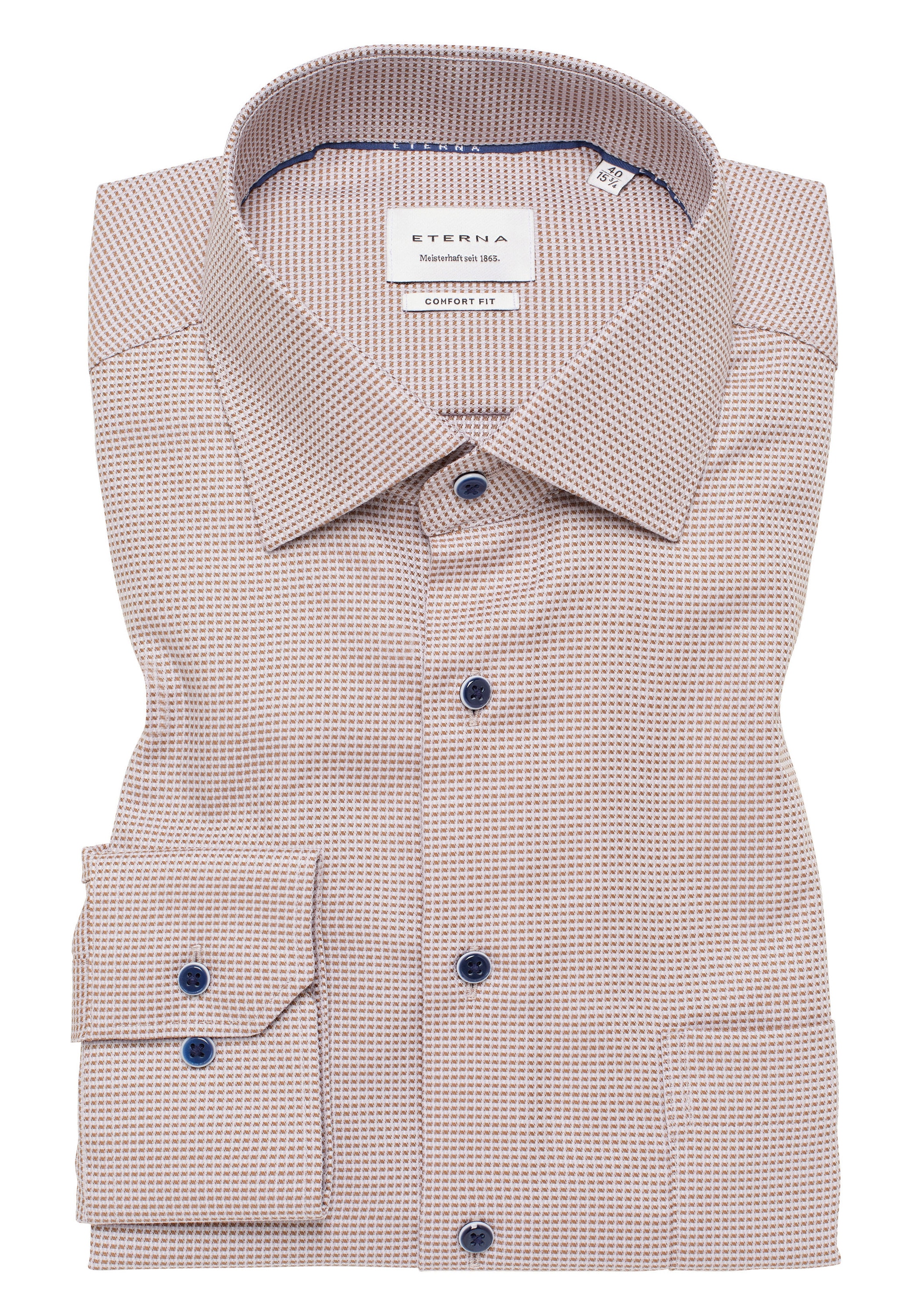 Eterna Langarmhemd »COMFORT FIT«, NON IRON (bügelfrei)