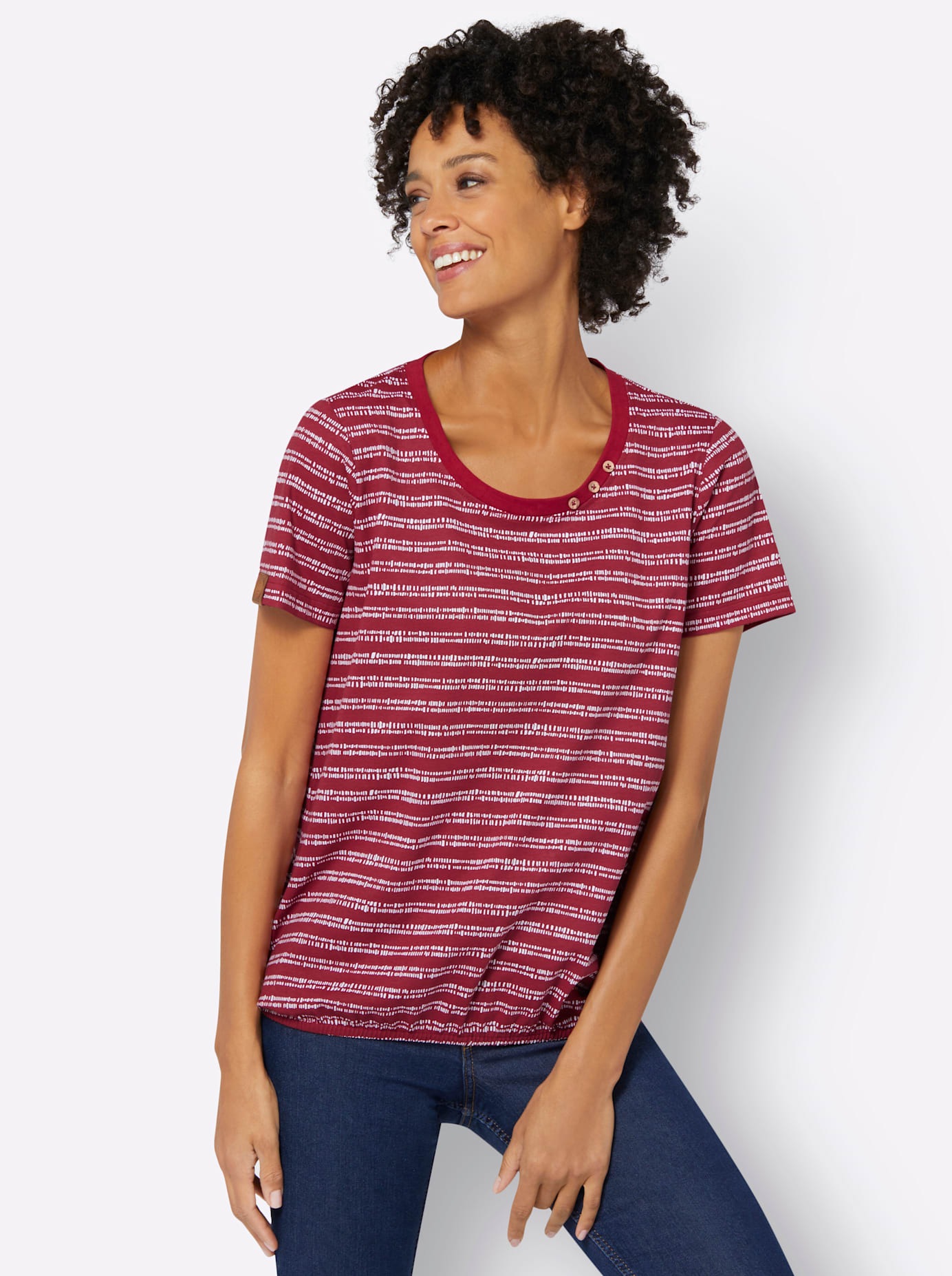 Casual Looks Rundhalsshirt »Shirt«, (1 tlg.)
