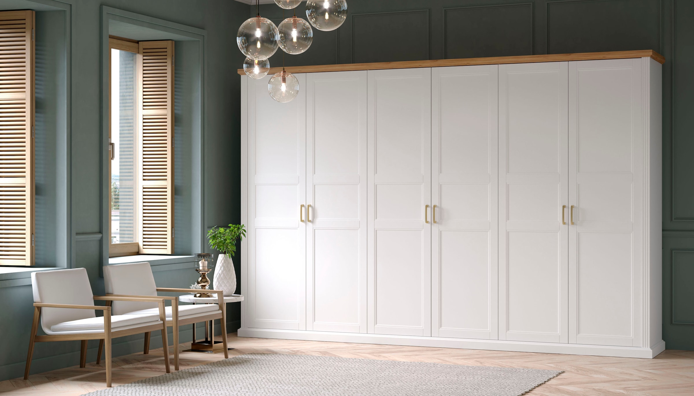 Home affaire Kleiderschrank »Tara«, lackiert mit wasserbasiertem UV-Lack, in 4 Breiten