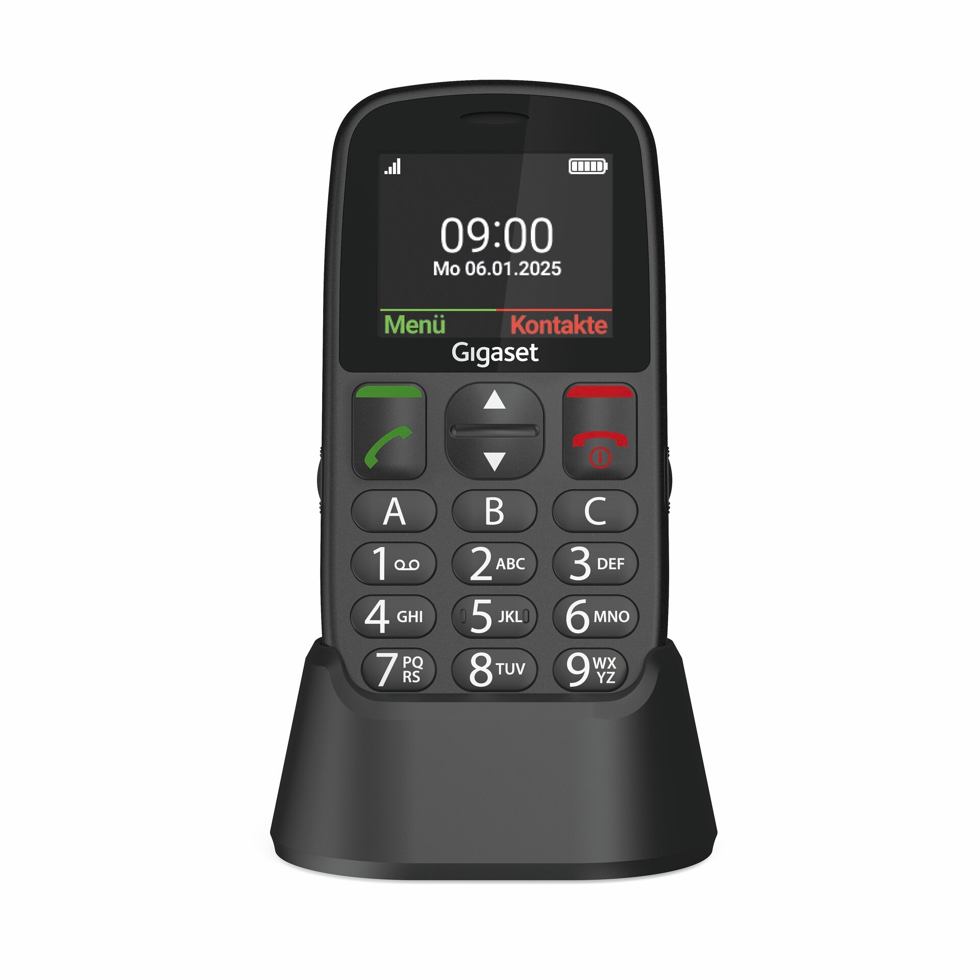 Gigaset Handy »GL395 2G-Mobiltelefon«, Schwarz
