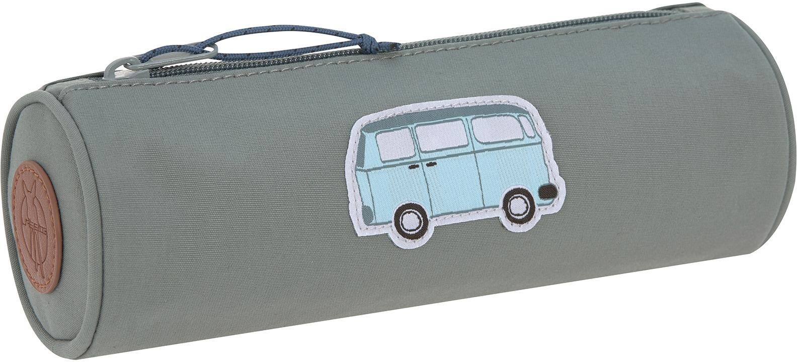 Schreibgeräteetui "School Pencil Case Adventure Bus, olive
