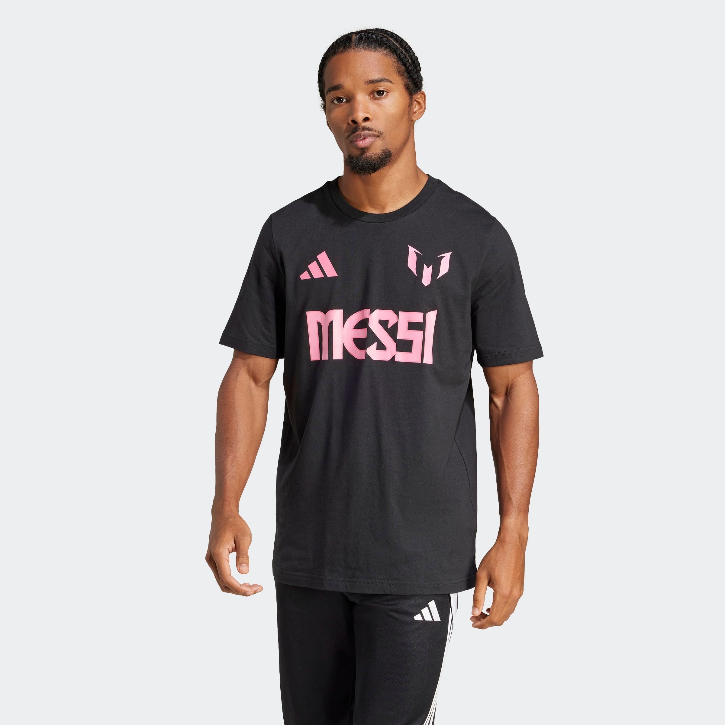 Adidas Performance Herren Trainingsshirt »MESSI N&N G T« in schwarz, Größe M