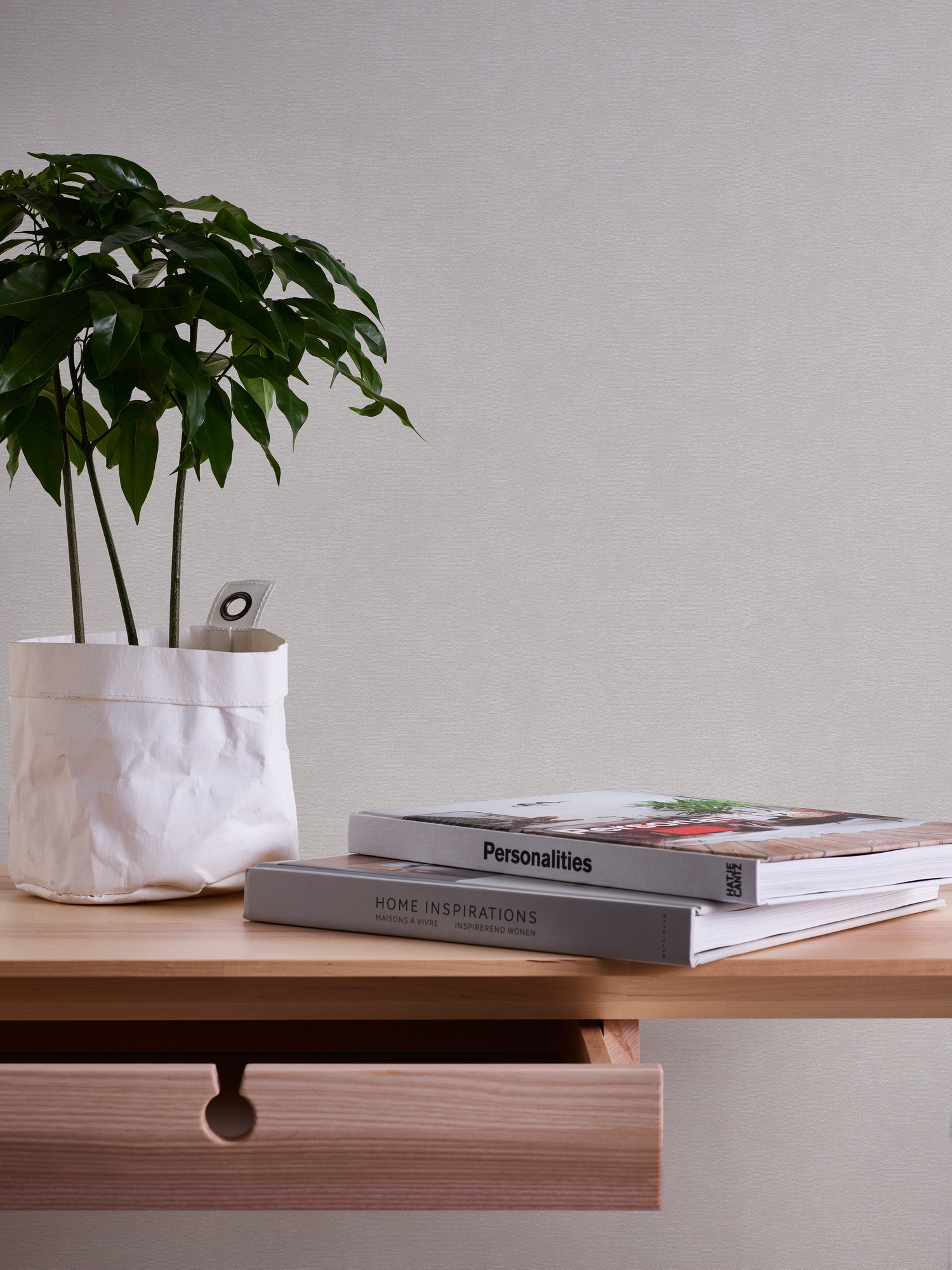 A.S. Création Vliestapete »Casual Living einfarbige Tapete Unitapete mit Struktur Landhaus« matt strukturiert Vliestapete Uni für Schlafzimmer Küche Wohnzimmer Uni Design modern